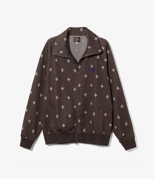 Track Jacket – Brown Blackjack Jacquard | Needles
