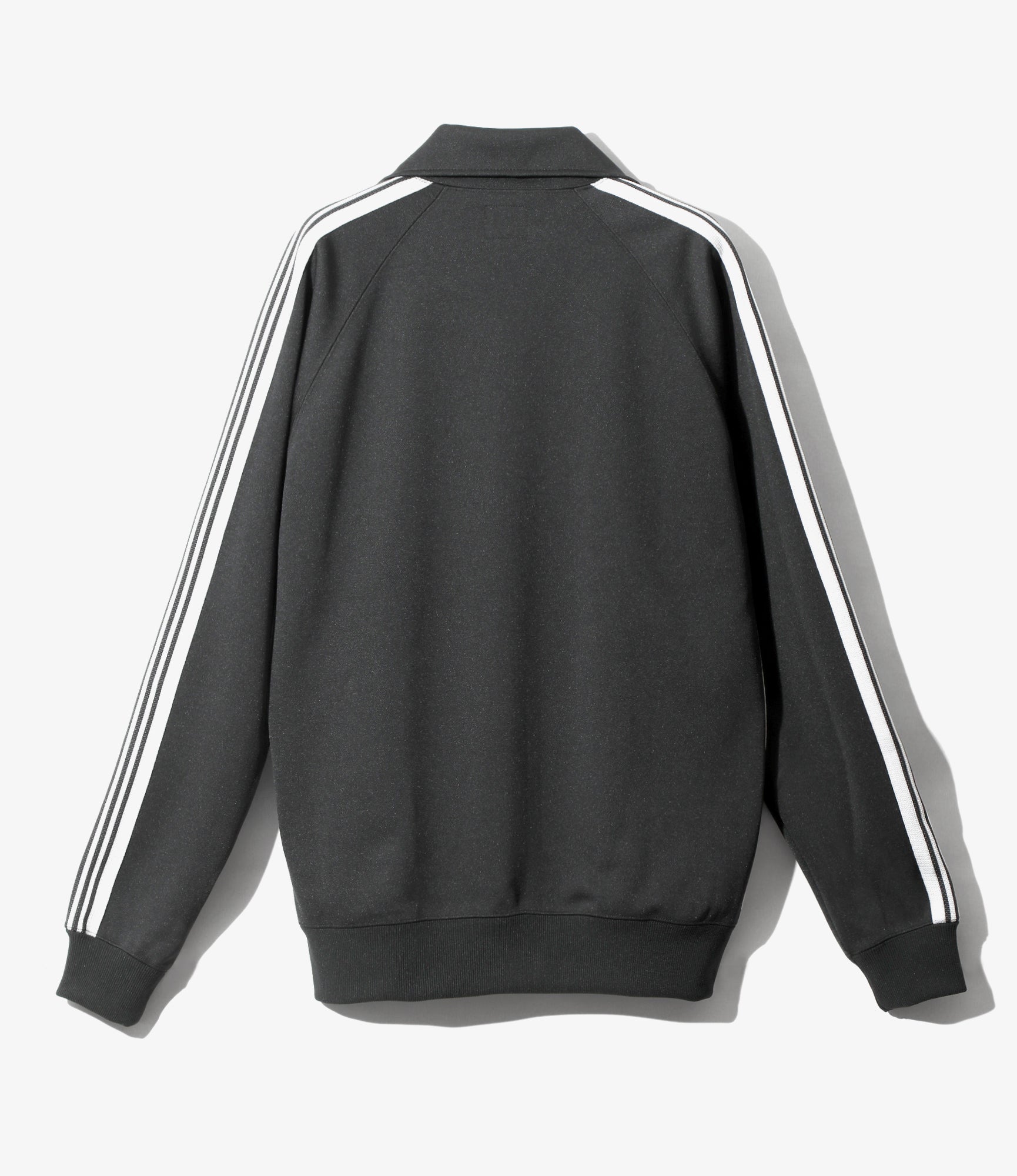 Track Jacket – Charcoal Smooth Polyester