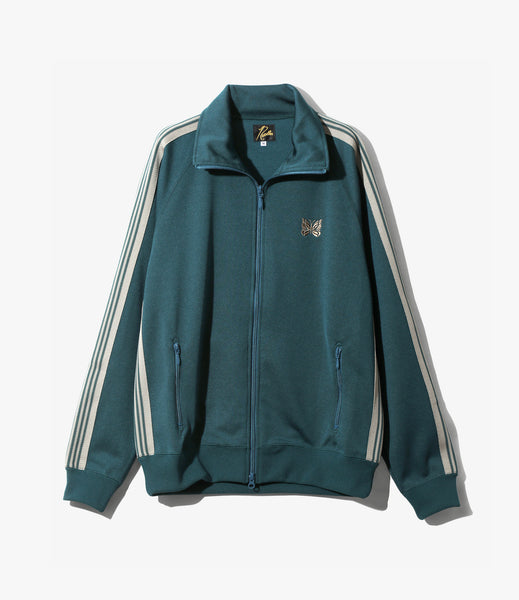 Track Jacket – Green Smooth Polyester | Needles | Nepenthes London