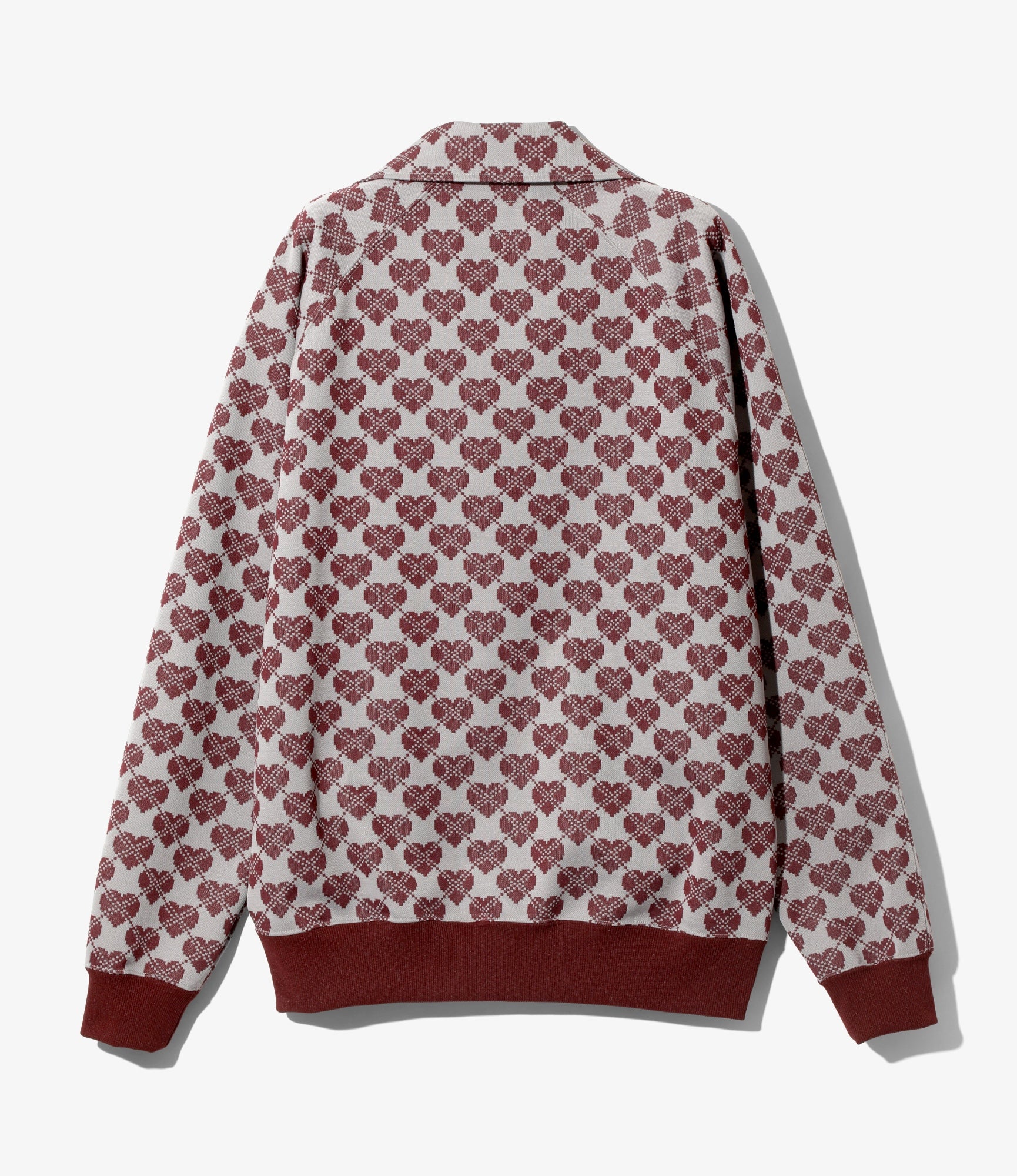 Track Jacket – Heart Poly Jacquard