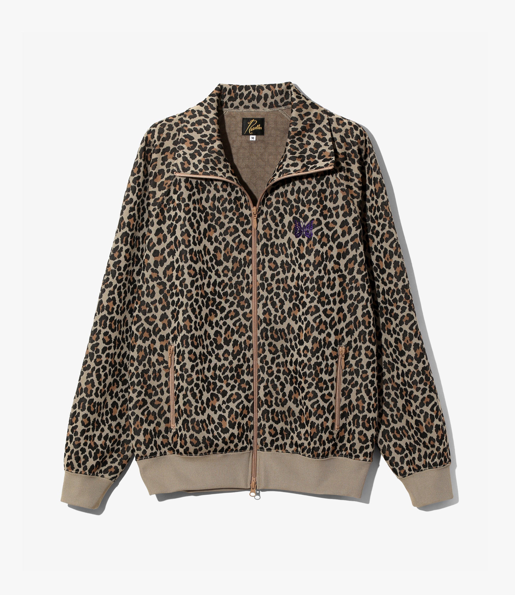 Track Jacket – Leopard Jacquard Polyester