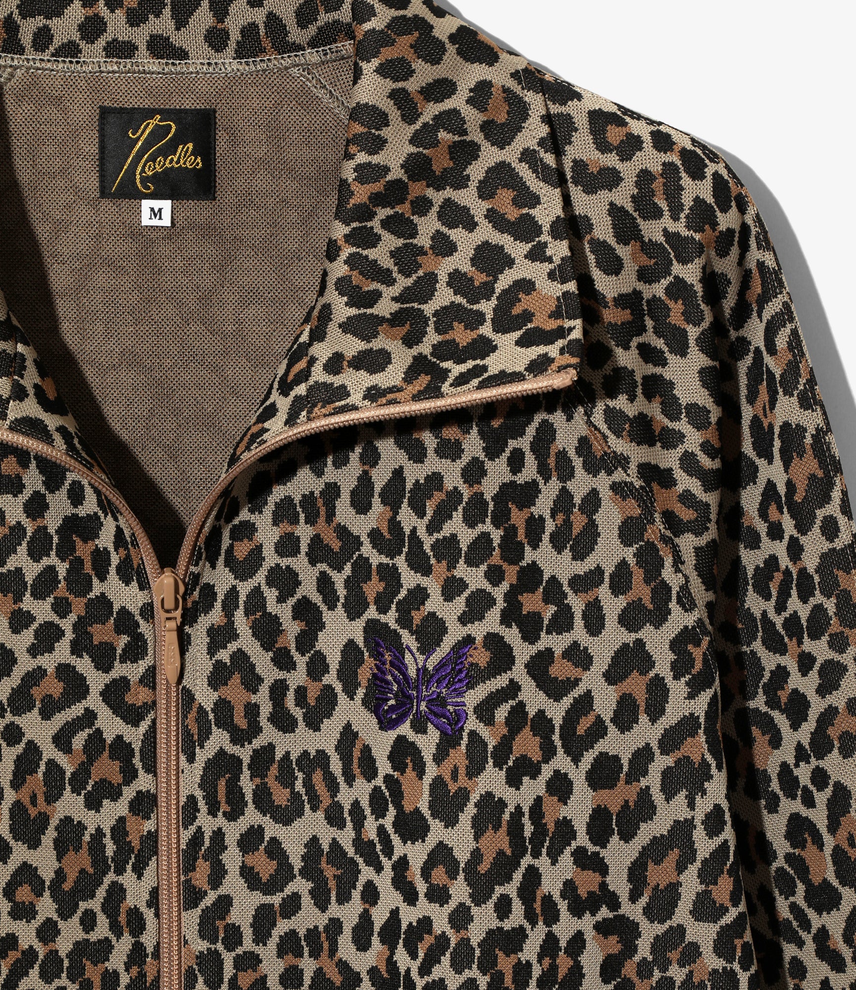 Track Jacket – Leopard Jacquard Polyester