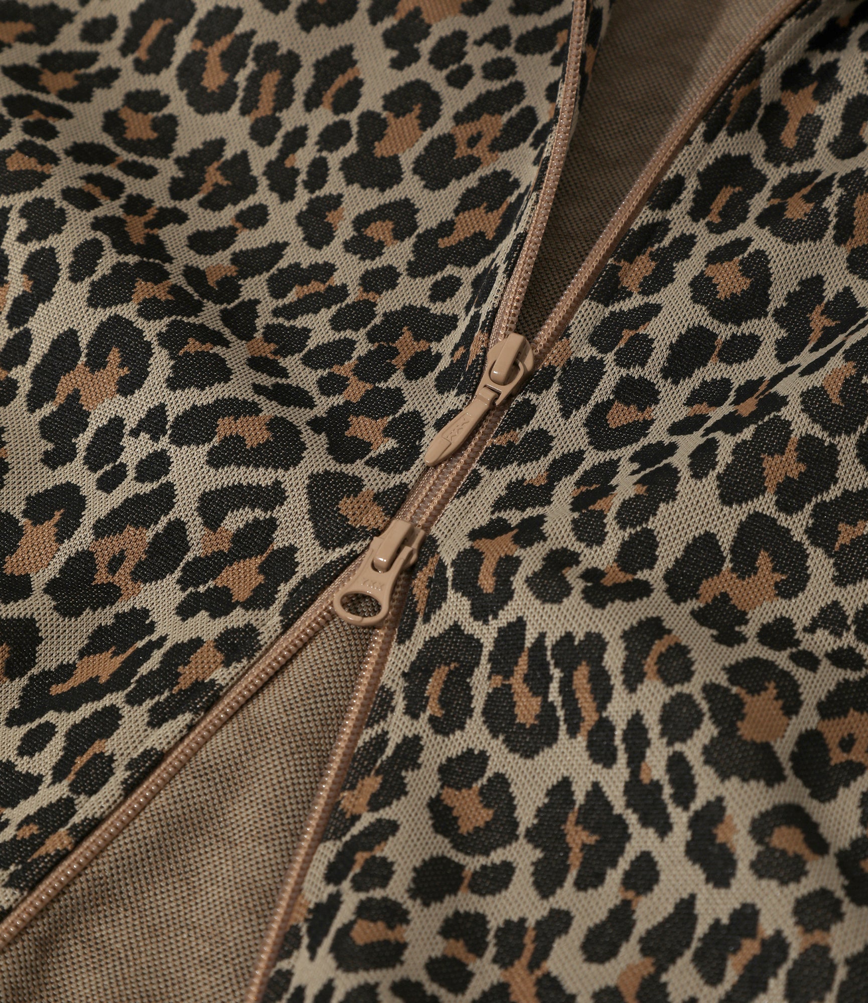 Track Jacket – Leopard Jacquard Polyester