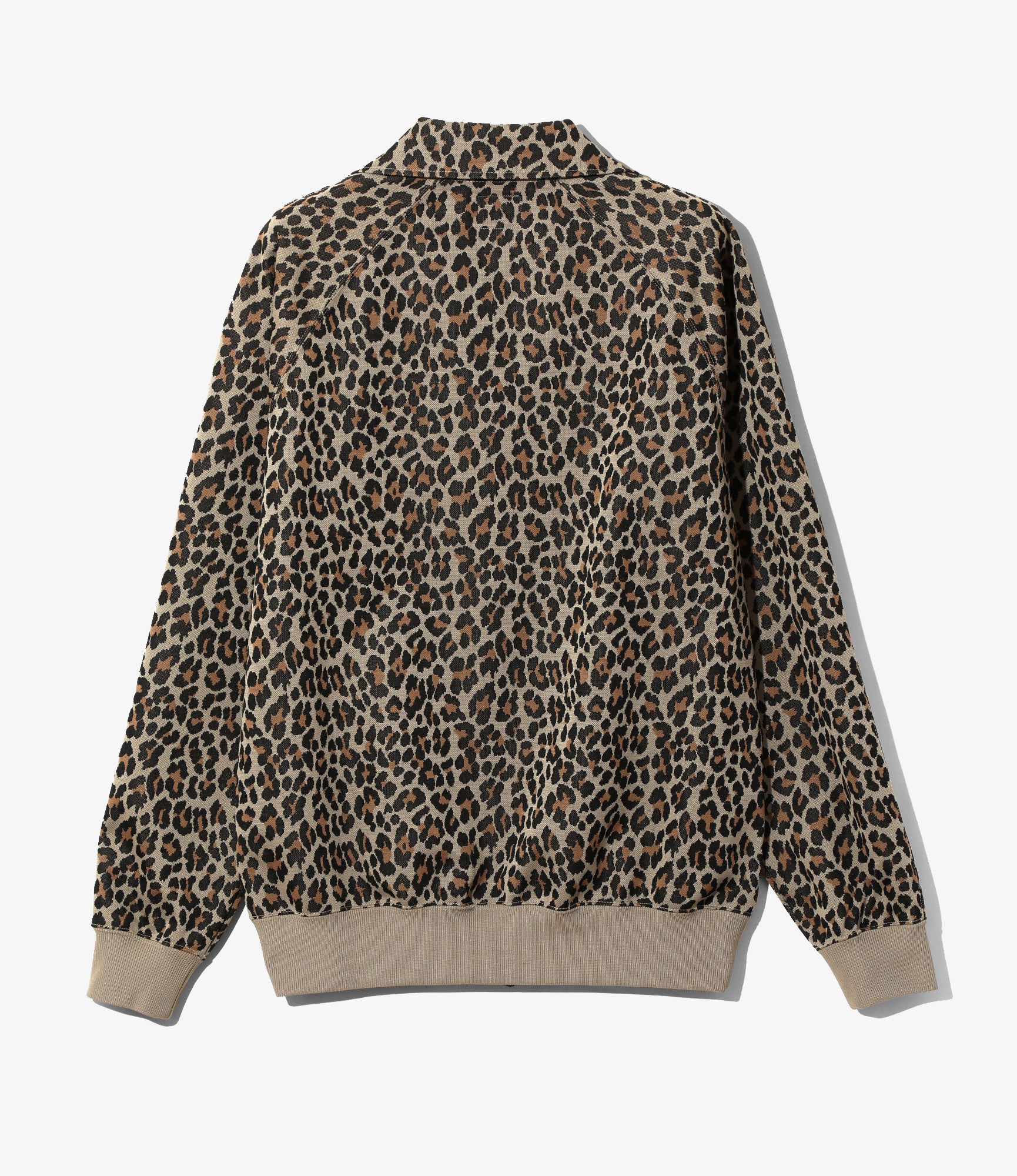 Track Jacket – Leopard Jacquard Polyester