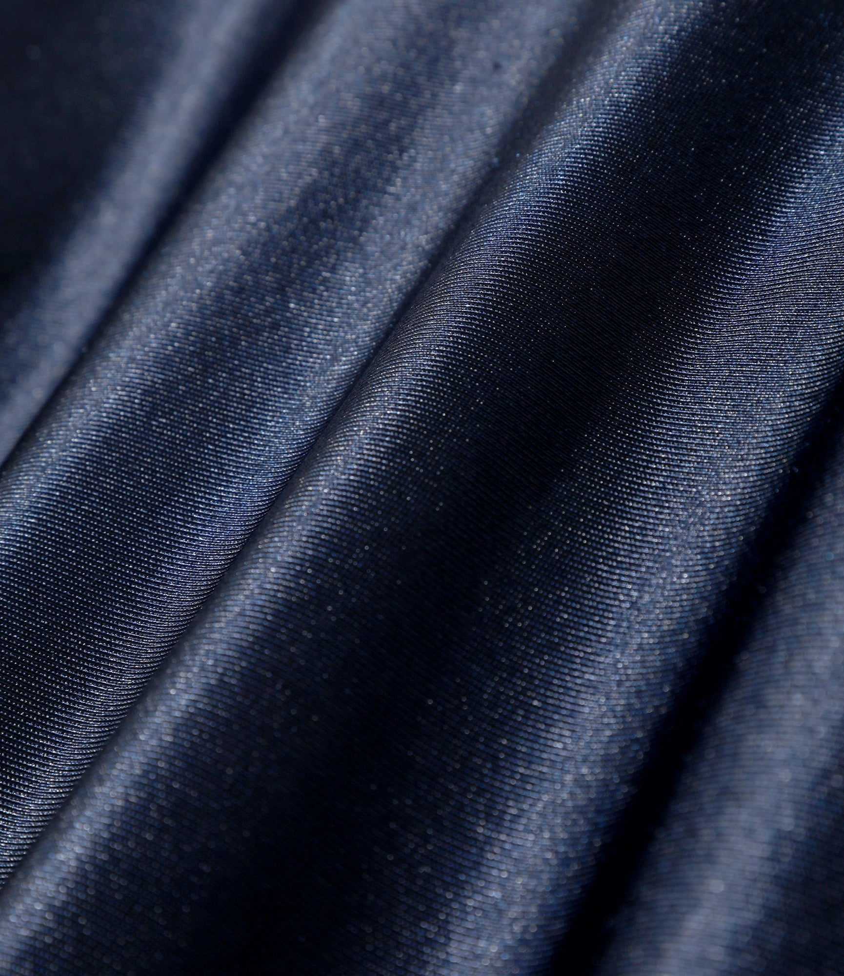 Track Jacket – Navy Tricot Sateen