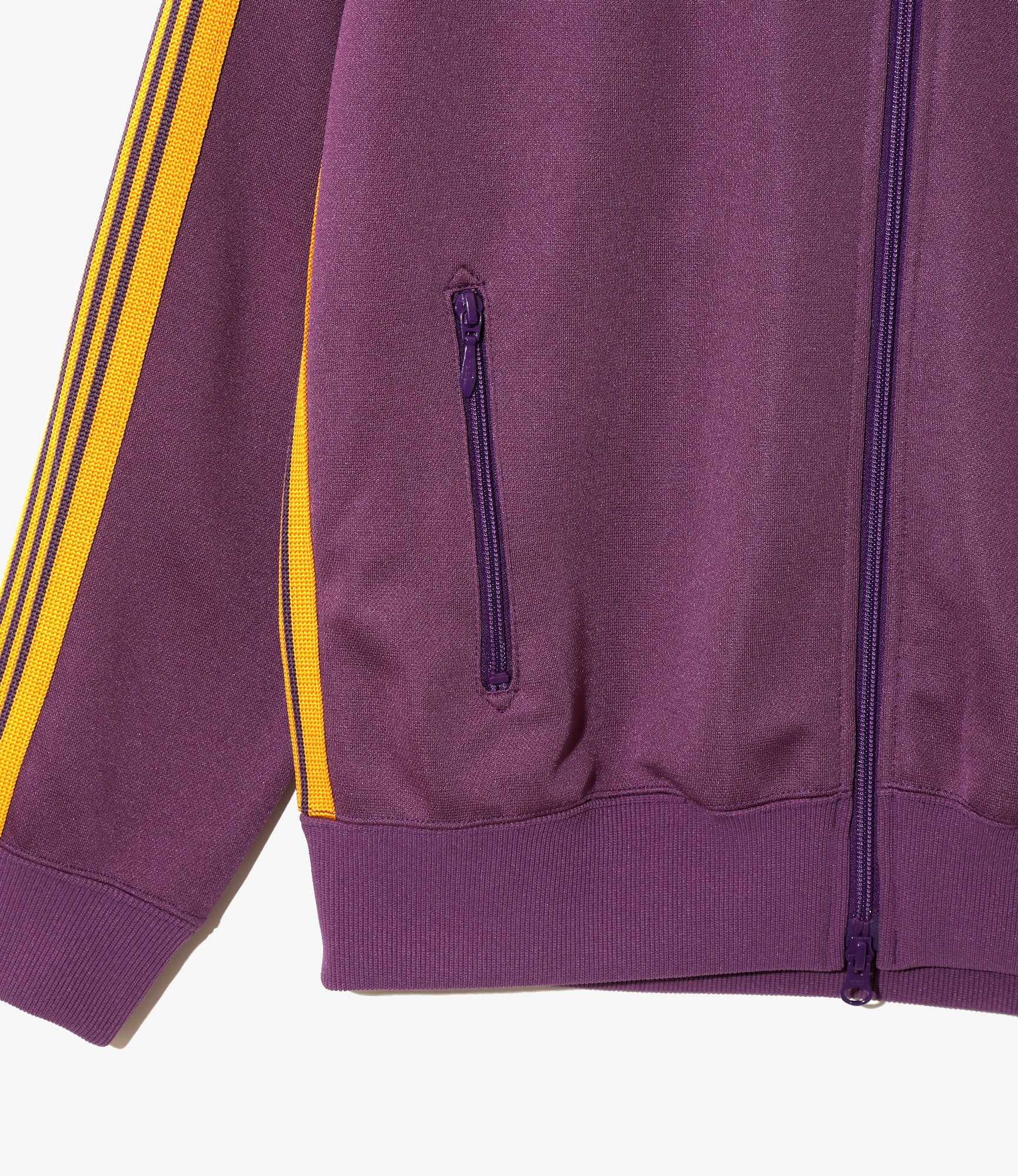 Track Jacket – Purple Smooth Polyester