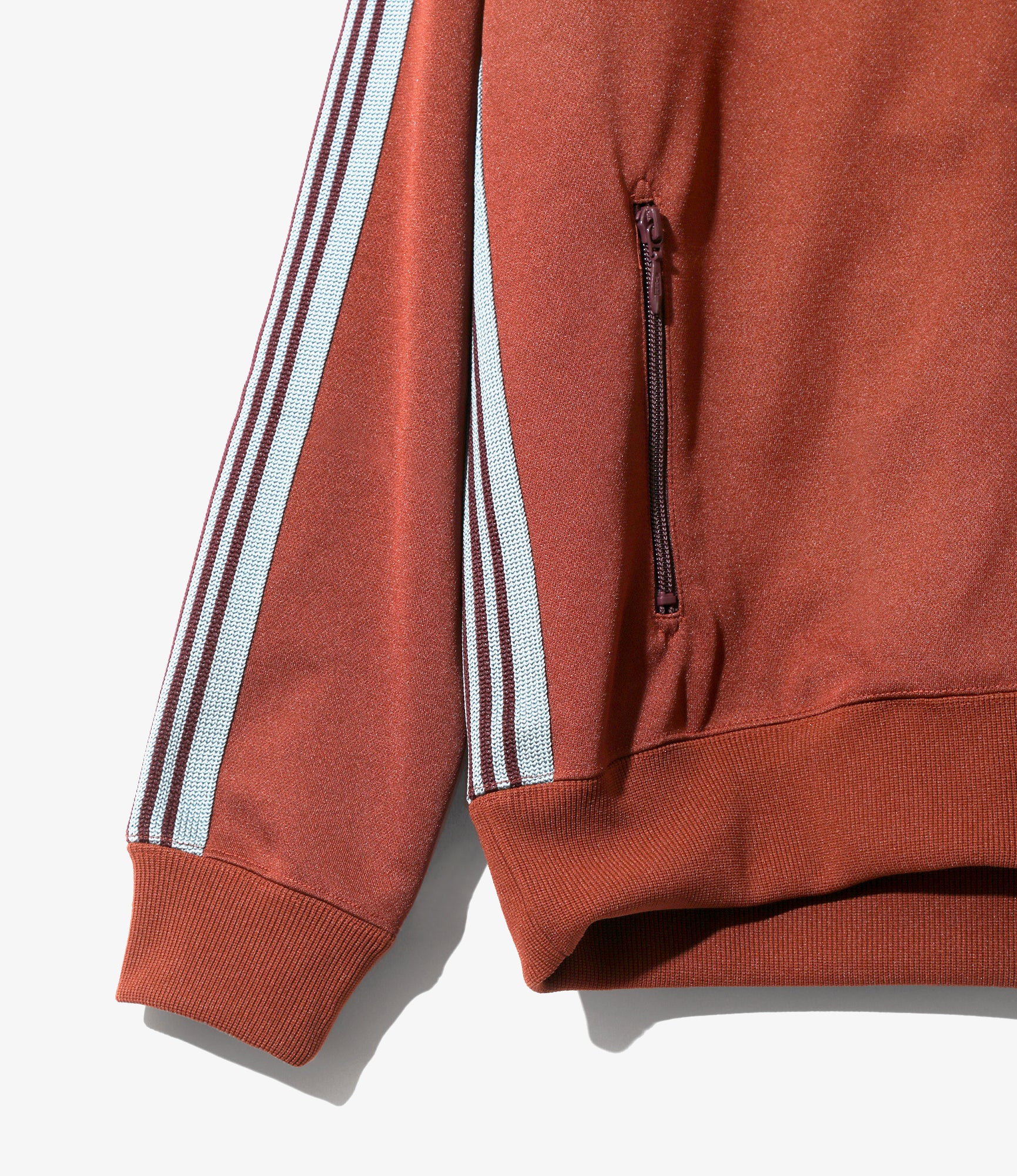 Track Jacket – Rust Smooth Polyester