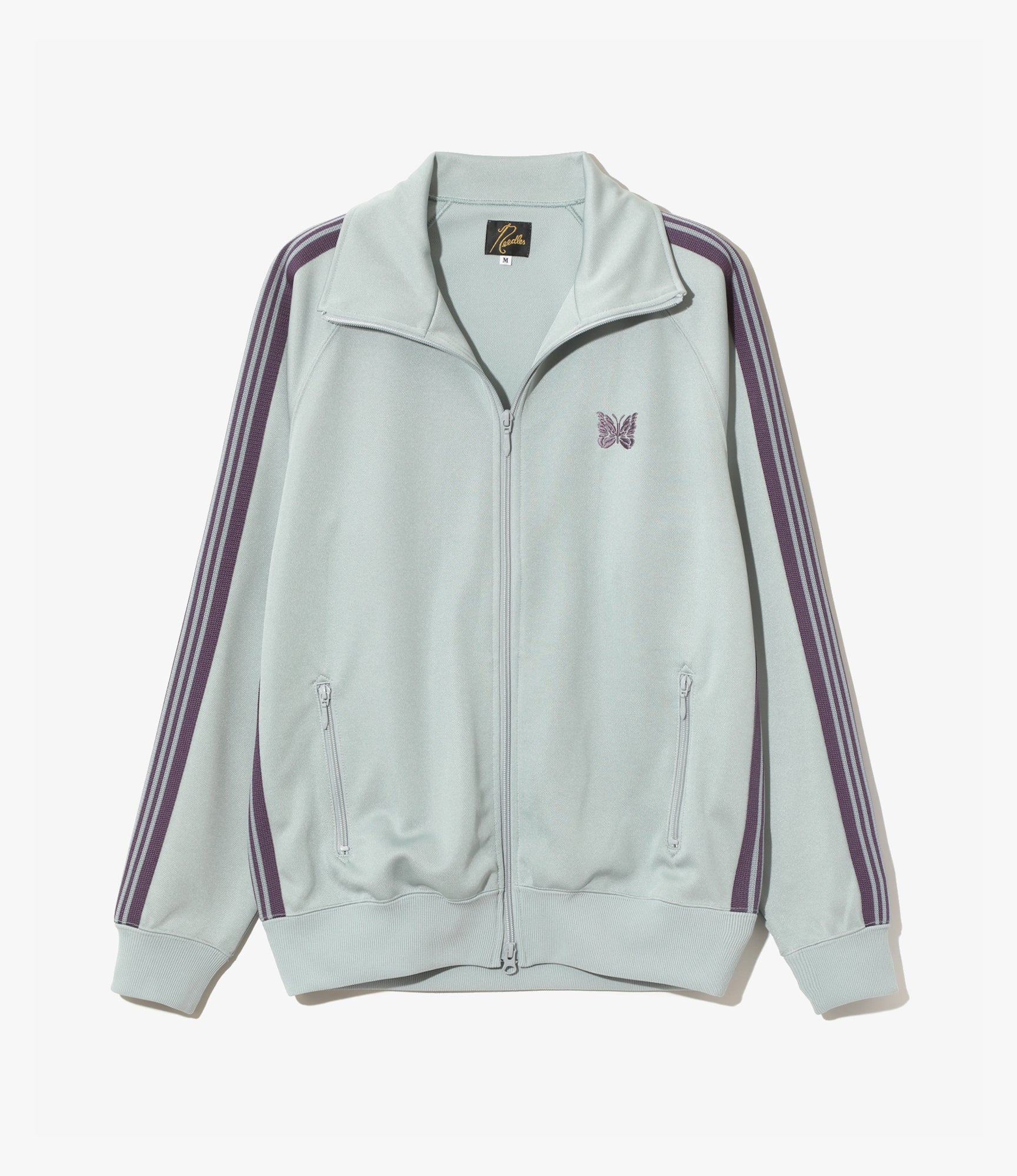 Track Jacket – Sax Blue Smooth Polyester