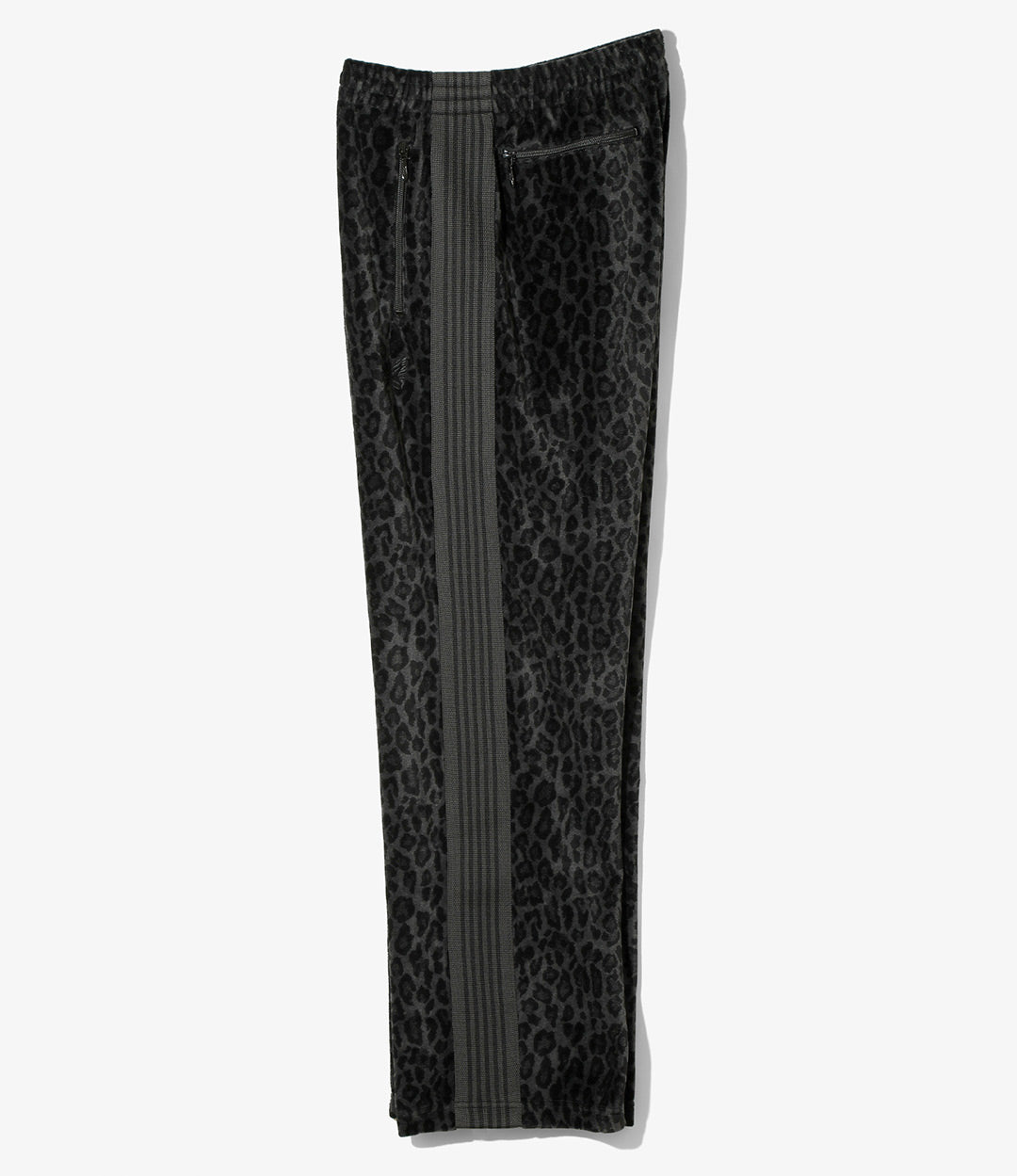 Track Pant – Black Leopard Velour