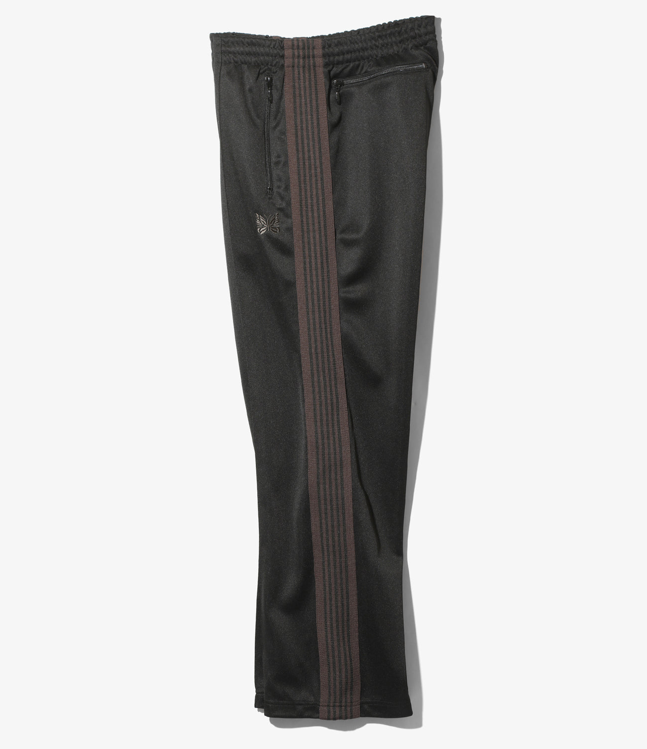 Track Pant – Black Smooth Polyester