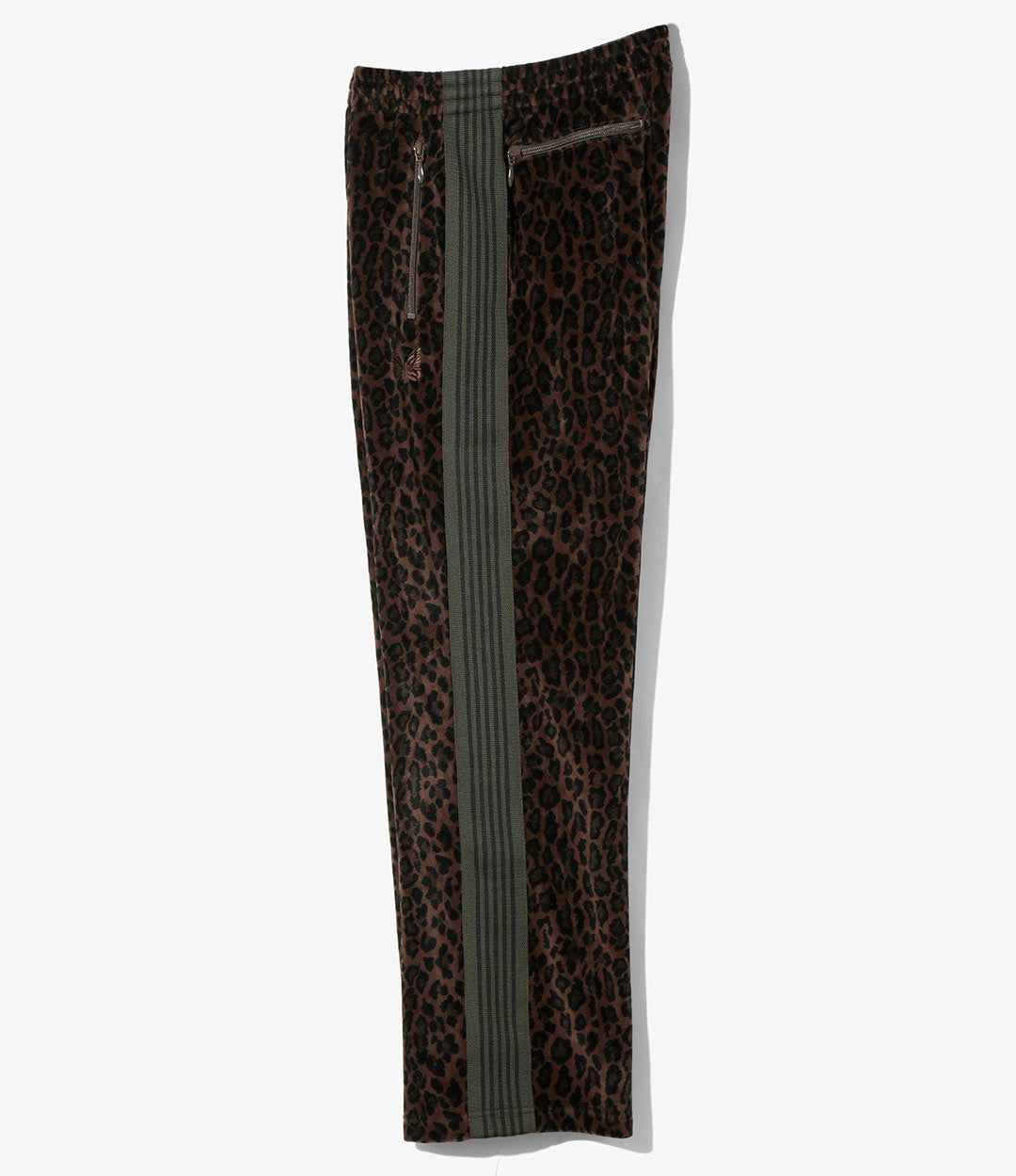 Track Pant – Brown Leopard Velour