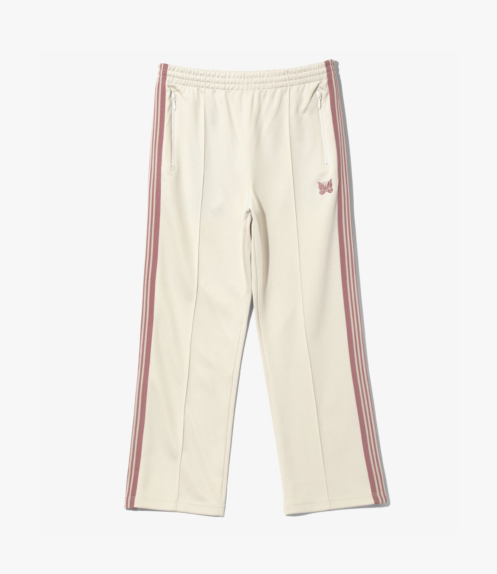 Track Pant – Ivory Smooth Polyester