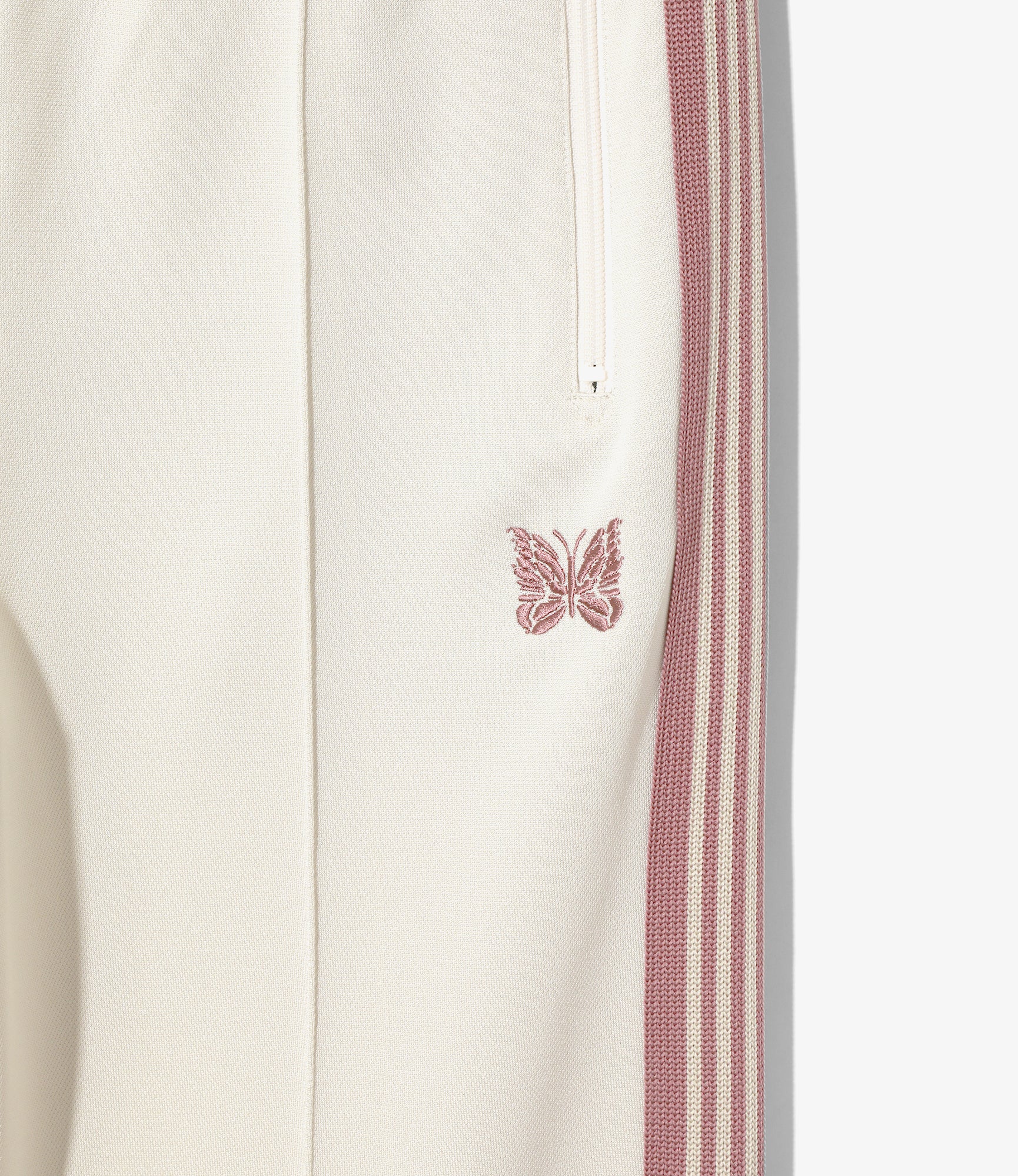 Track Pant – Ivory Smooth Polyester