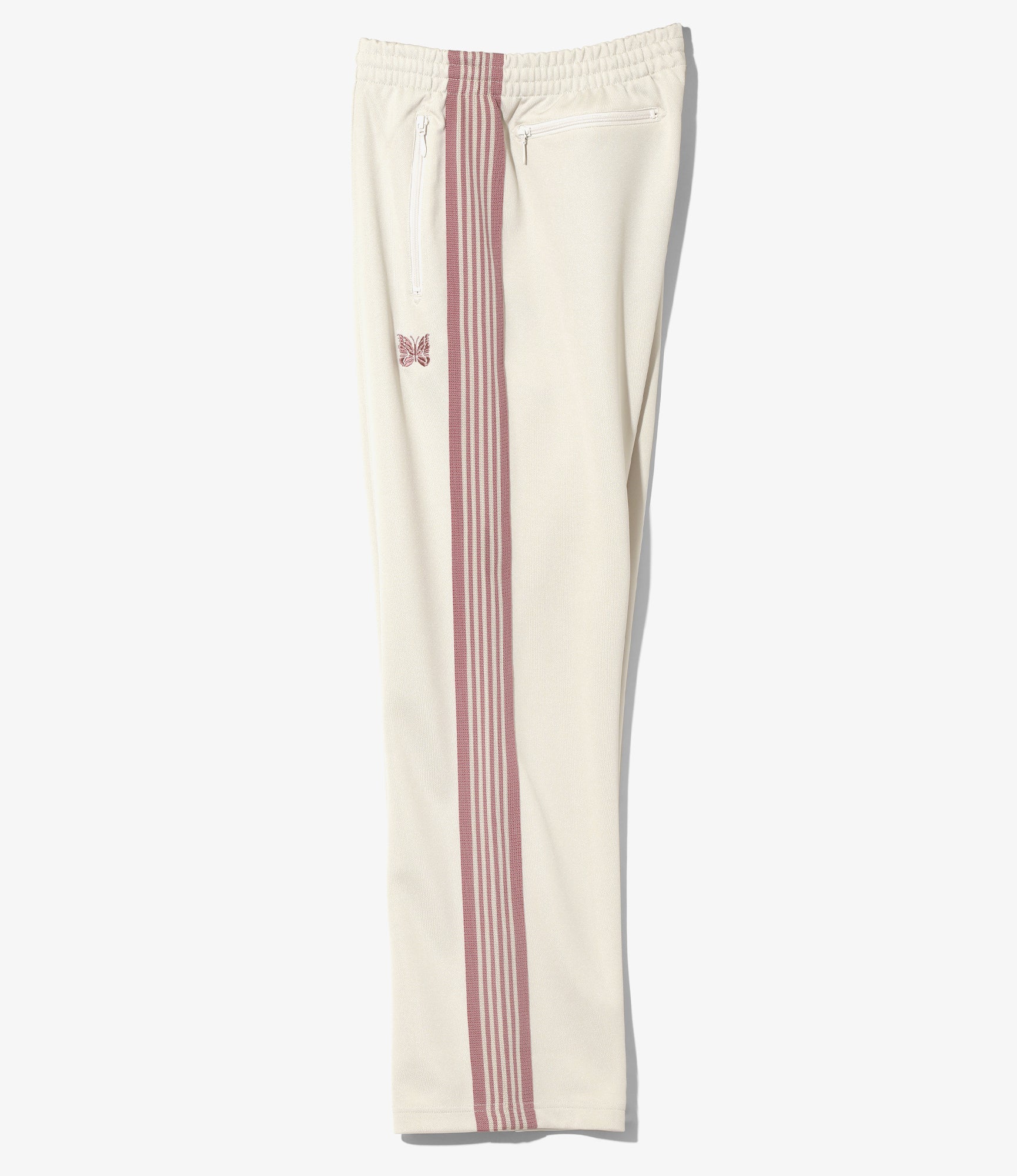 Track Pant – Ivory Smooth Polyester