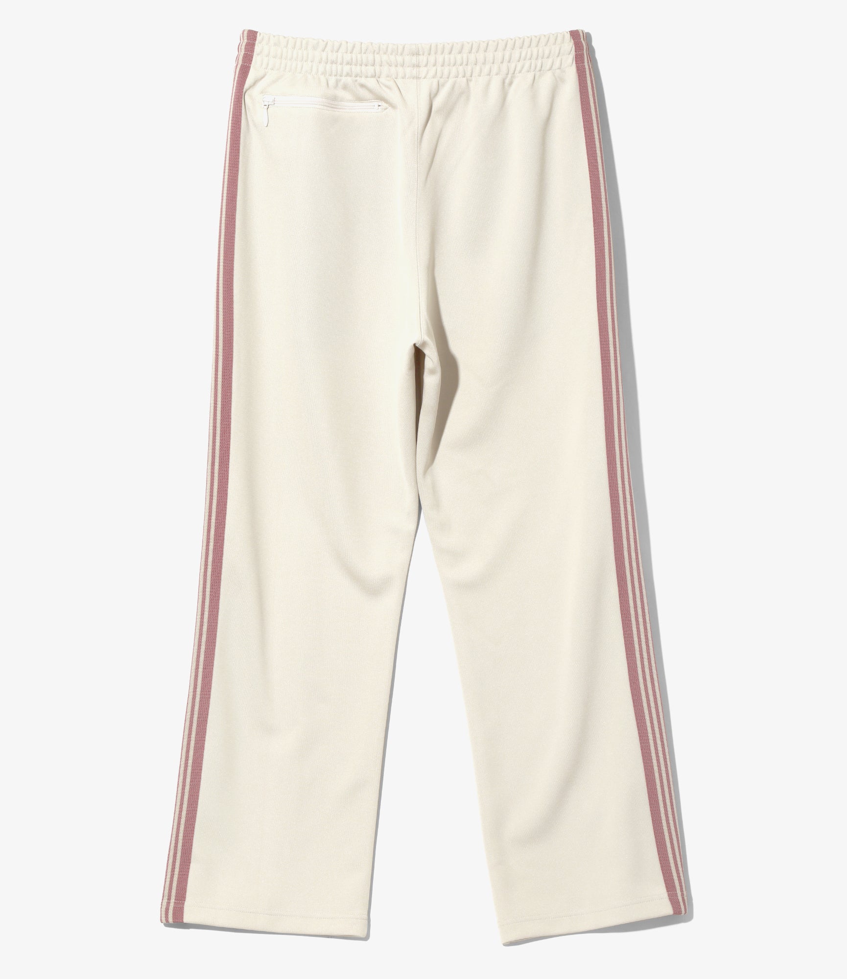 Track Pant – Ivory Smooth Polyester