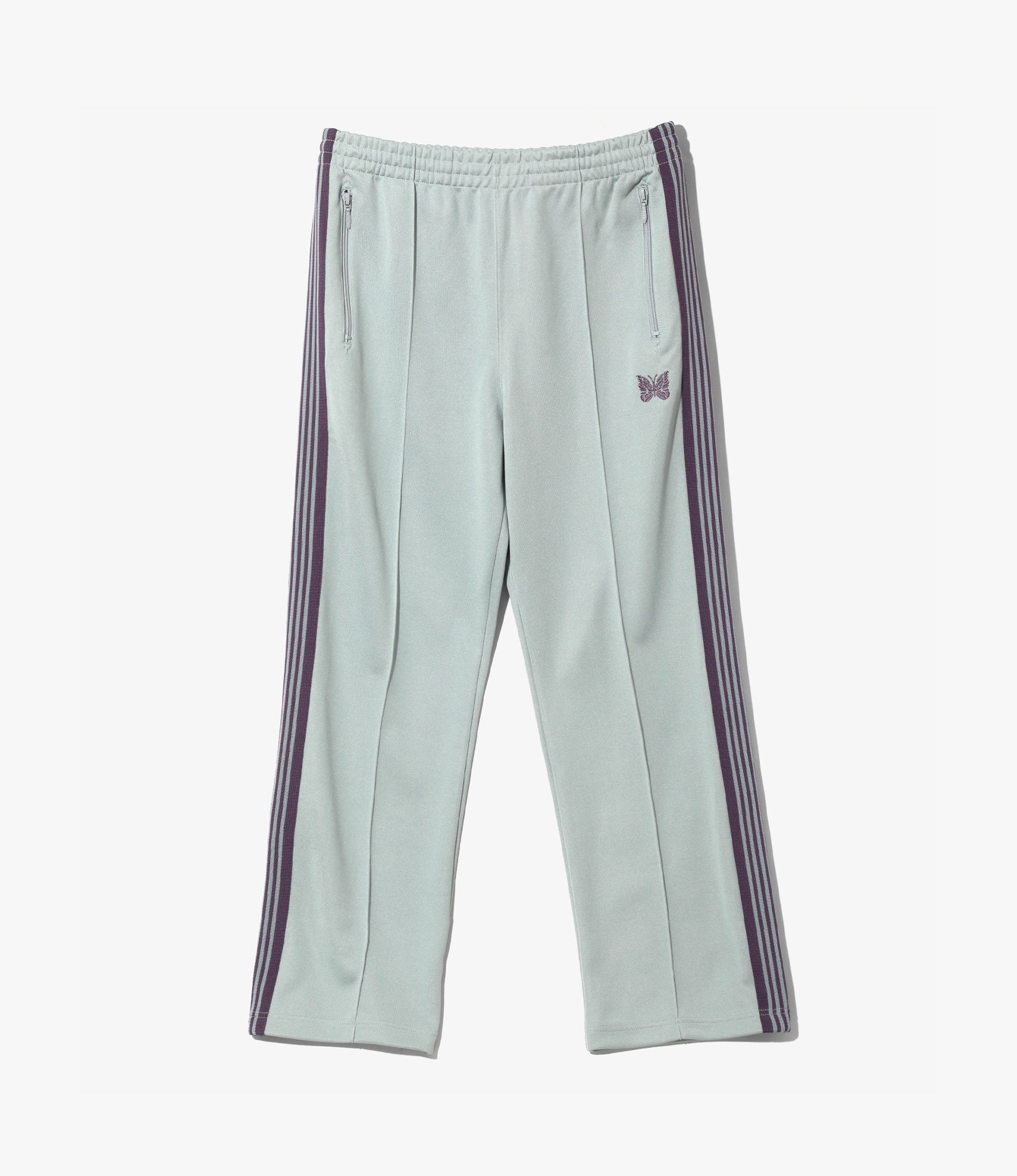 Track Pant – Sax Blue Smooth Polyester