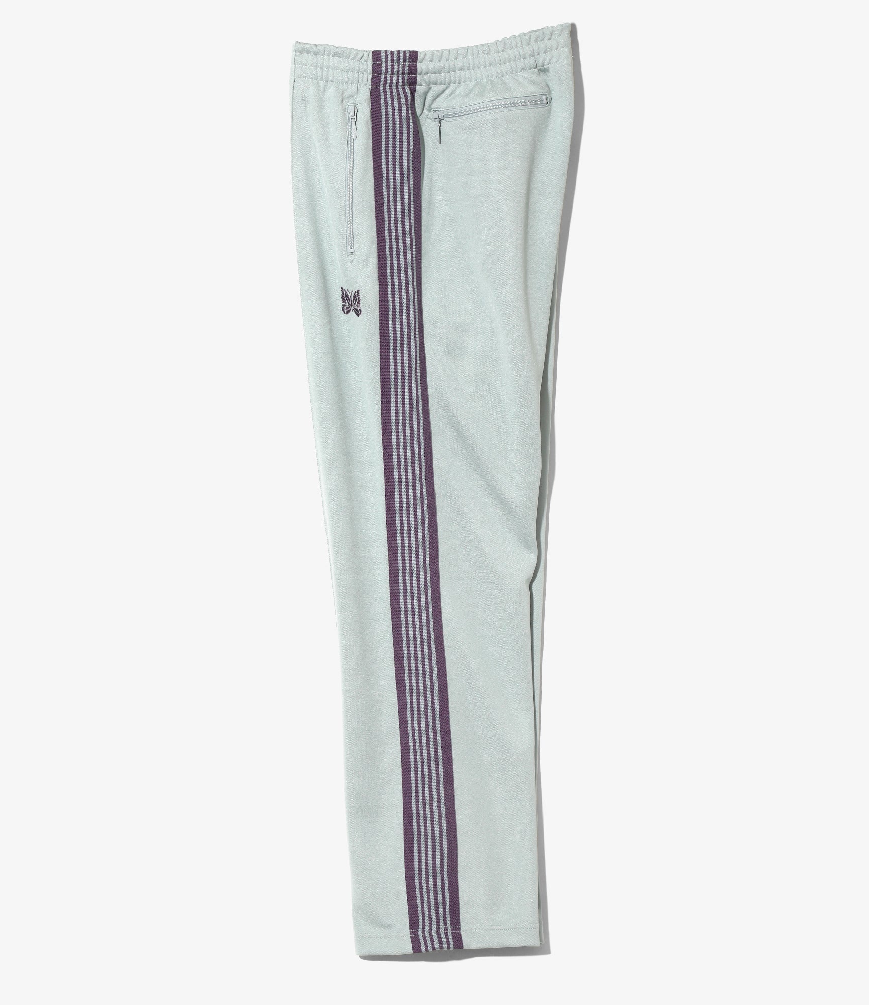 Track Pant – Sax Blue Smooth Polyester