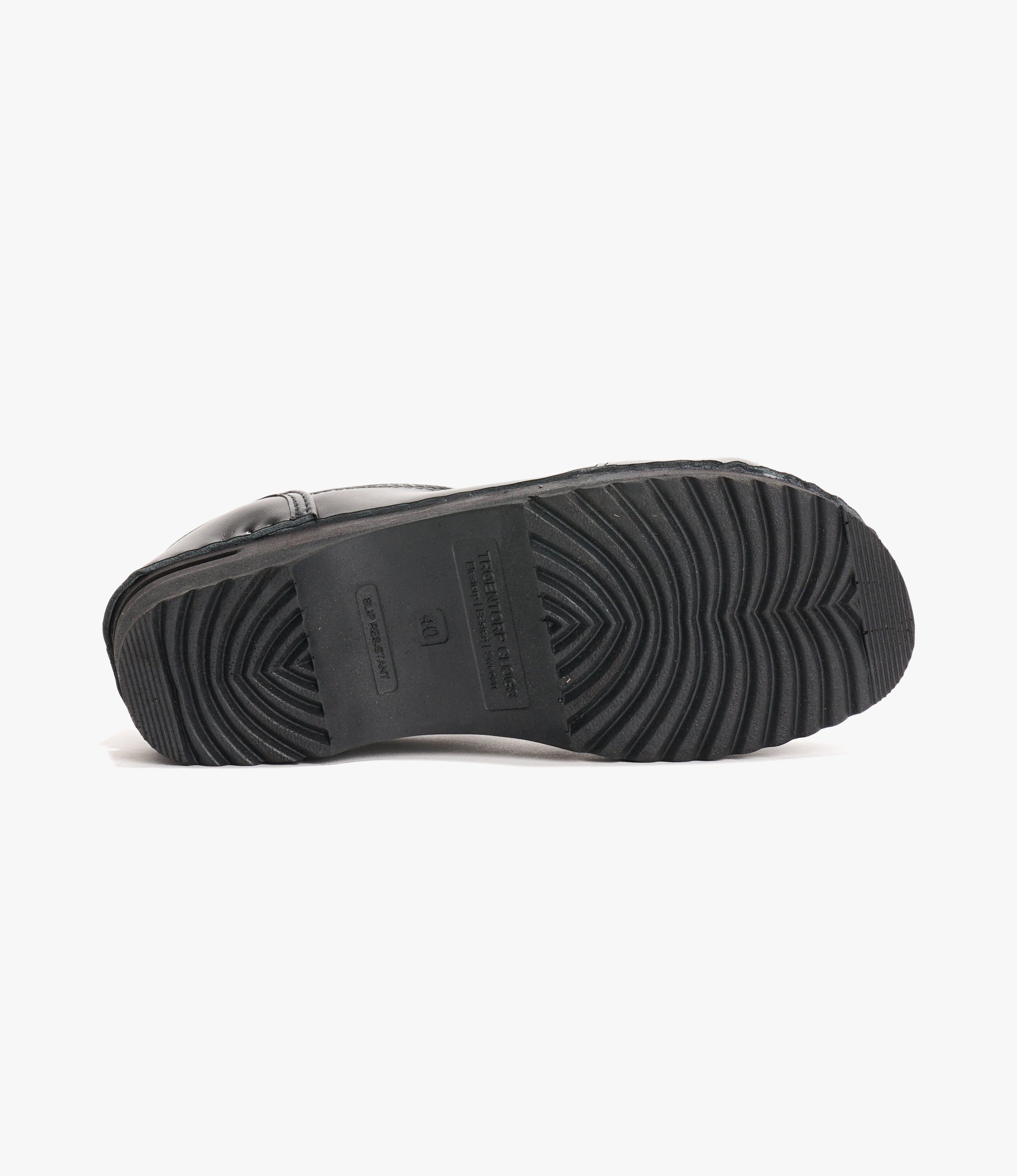 Steel Toe 'Picasso' Clog – Black Leather