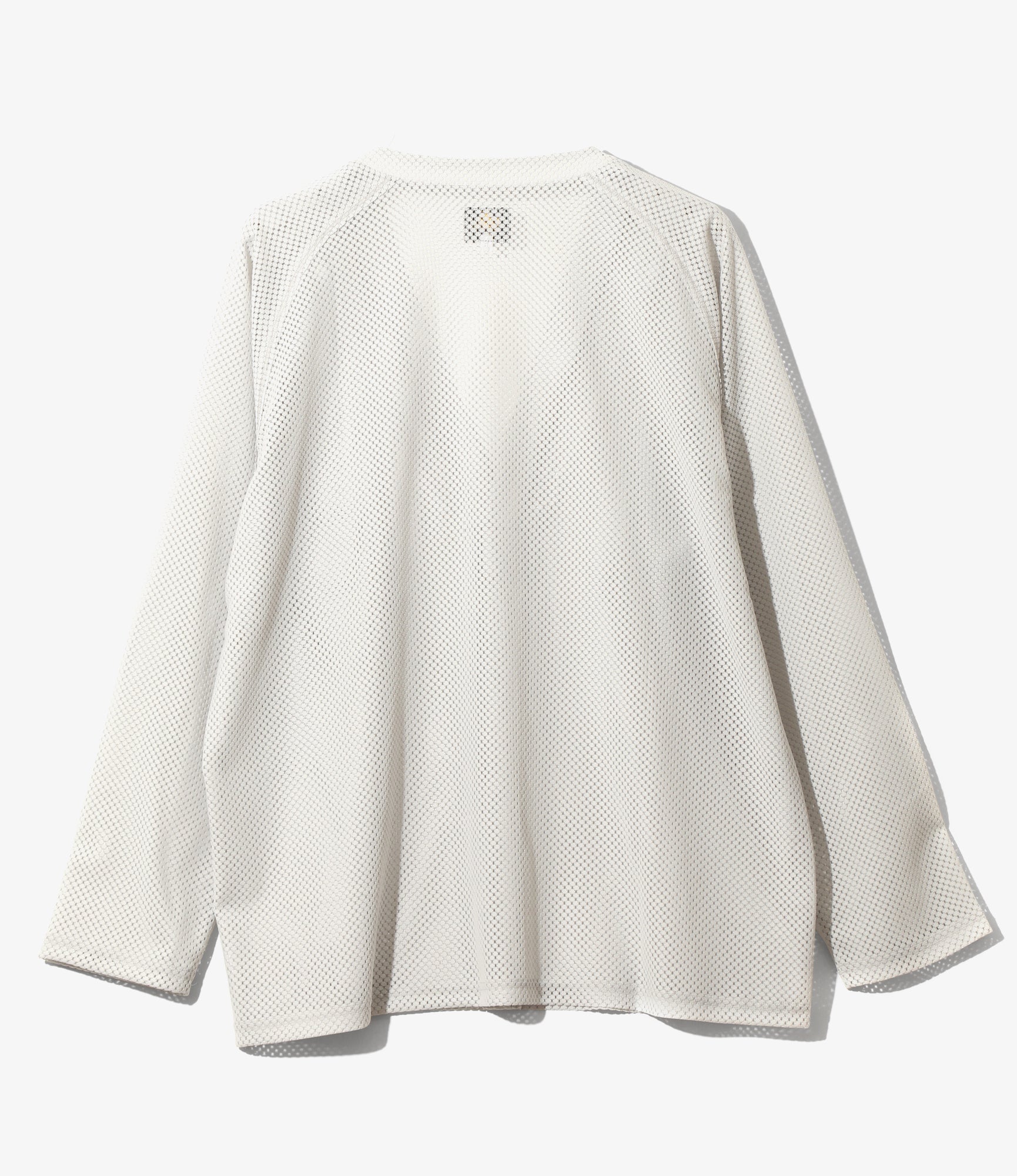 V-Neck Cardigan – Grey Geometric Raschel Lace