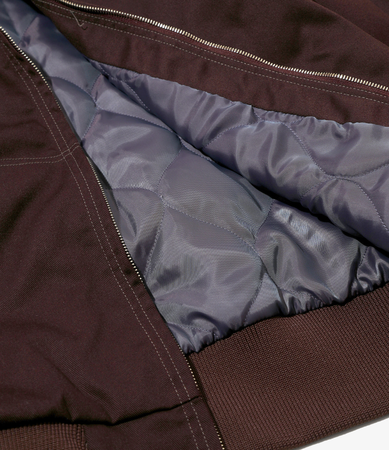 Zipped Work Hoodie – Burgundy Twill