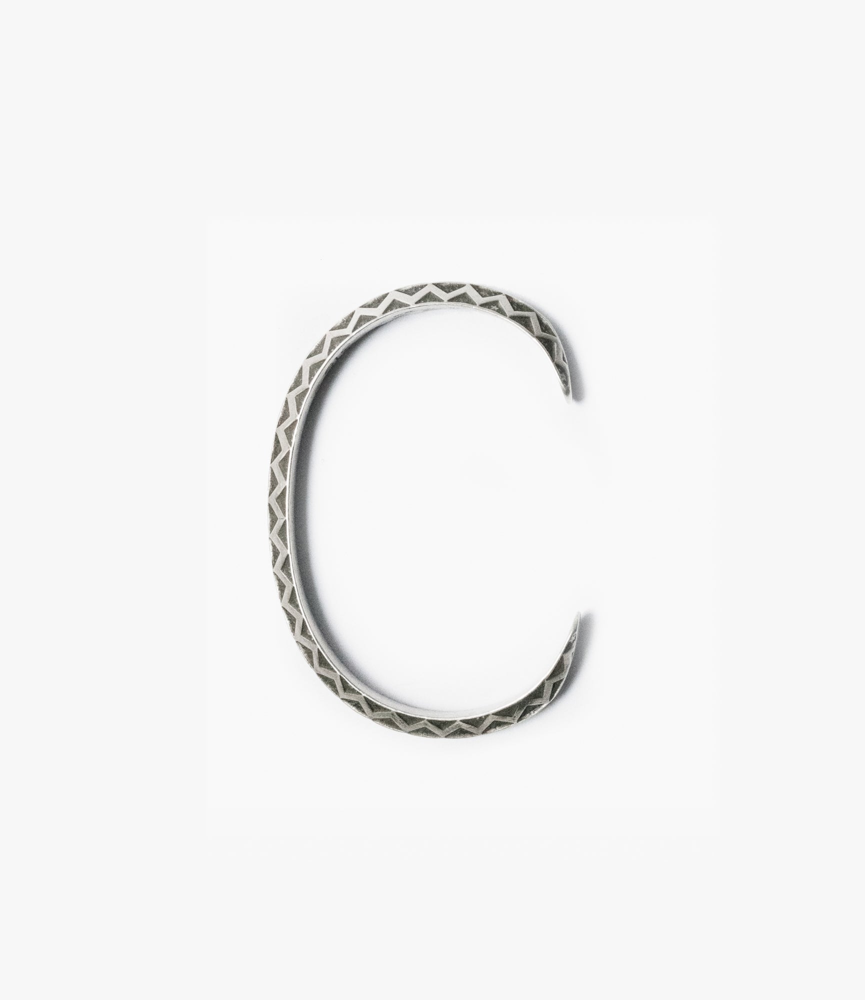 Narrow Navajo Cuff – Sterling Silver