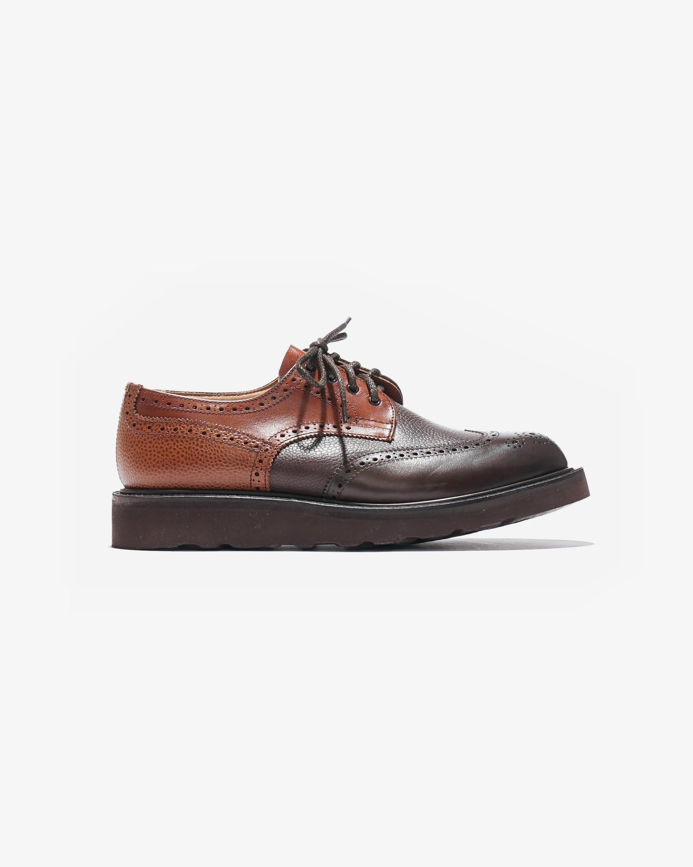 Tricker's x Nepenthes Multi-Tone Derby - Moreflex Sole - Brown – Tricker's x Nepenthes – Nepenthes London