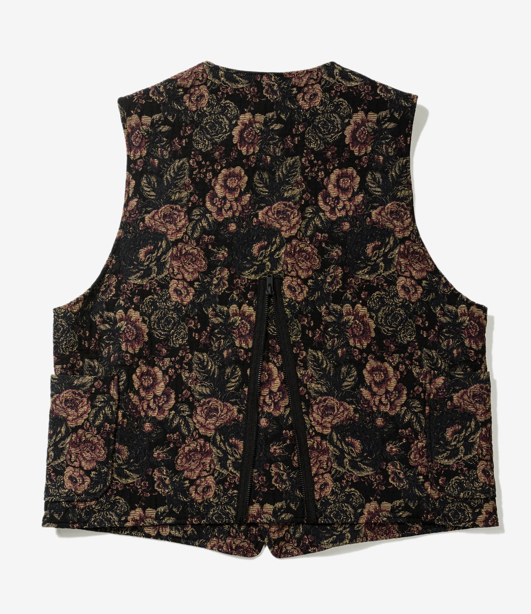 ODD Vest – Black/Gold CP Floral Jacquard