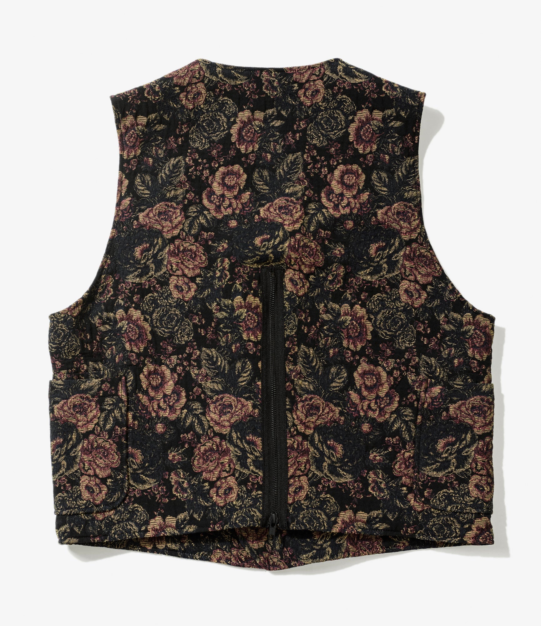 ODD Vest – Black/Gold CP Floral Jacquard