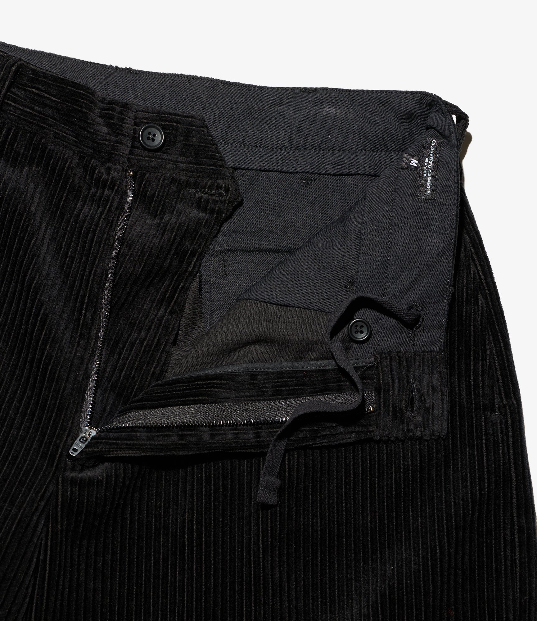 Officer Pant – Black 4.5W Corduroy