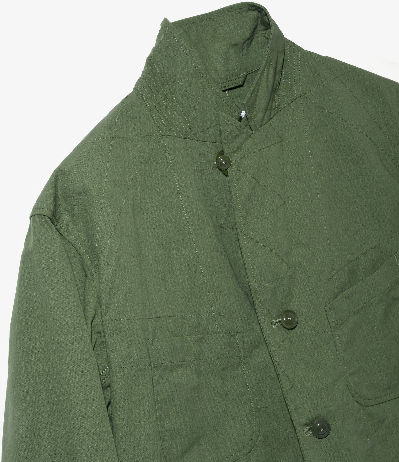 Engineered Garments Bedford Jacket - Olive Cotton Ripstop