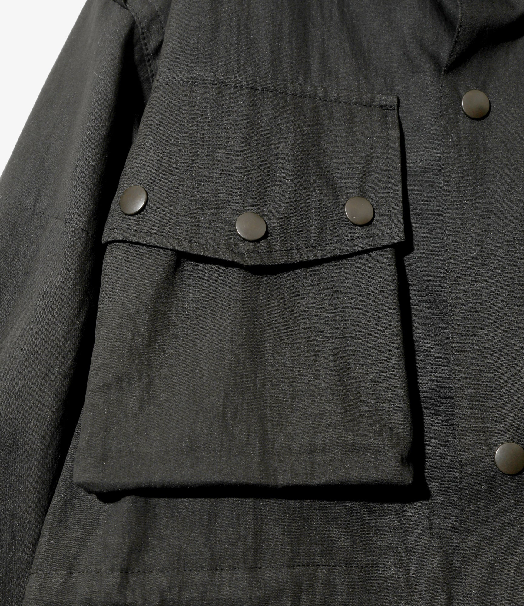 Needles Field Coat - C/N Oxford Cloth - Black