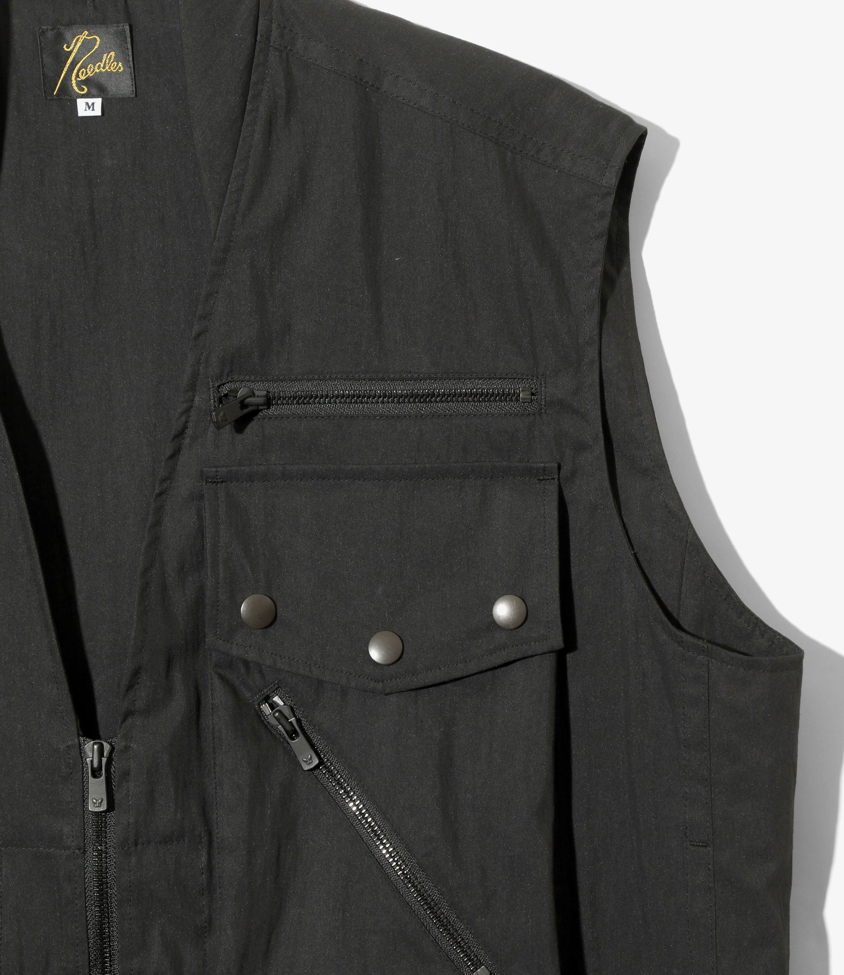 Needles Field Vest - C/N Oxford Cloth - Black