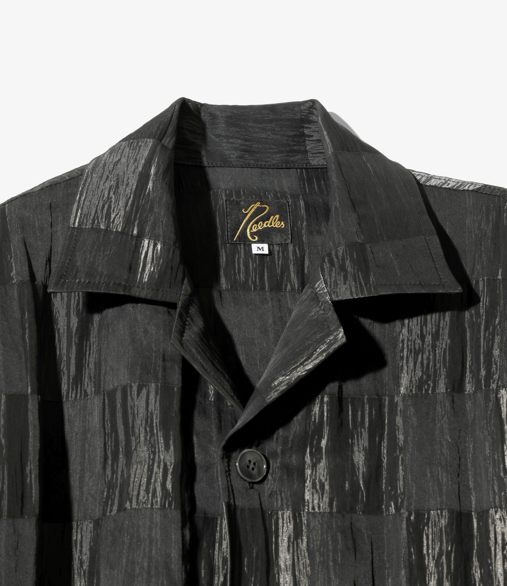 Needles Cabana Shirt - R/N Bright Cloth / Checker – Black
