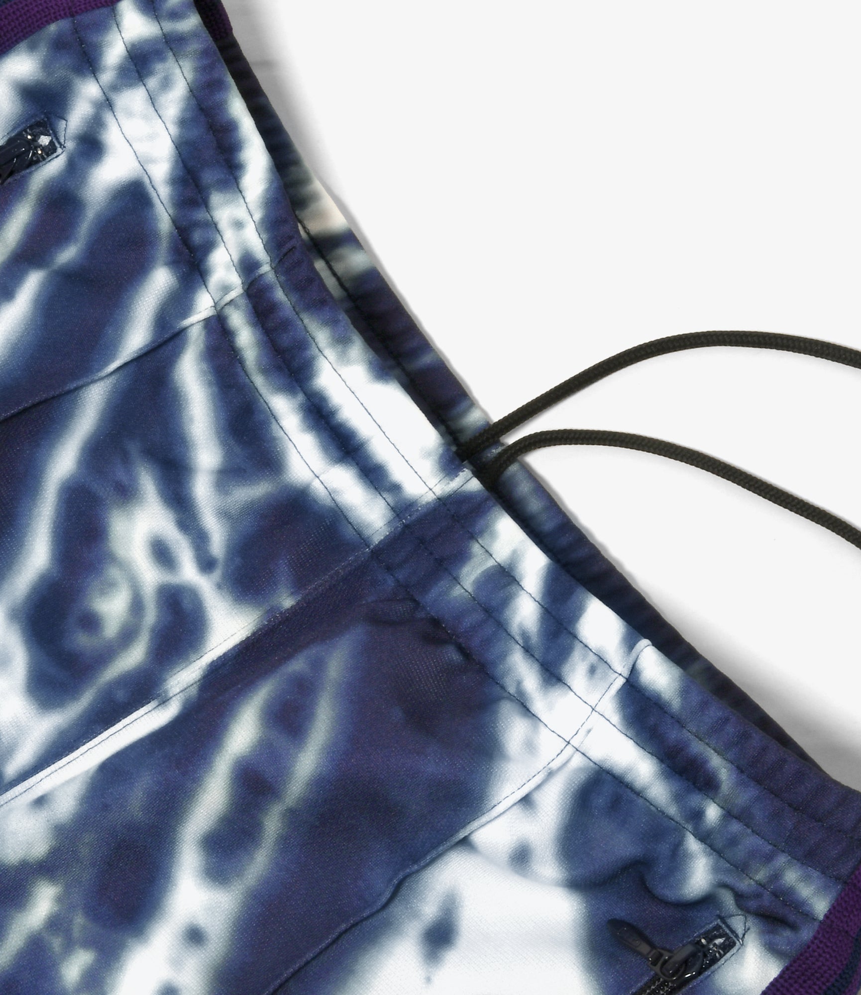 Needles Track Pant - Poly Smooth / Tie Dye Printed – Navy