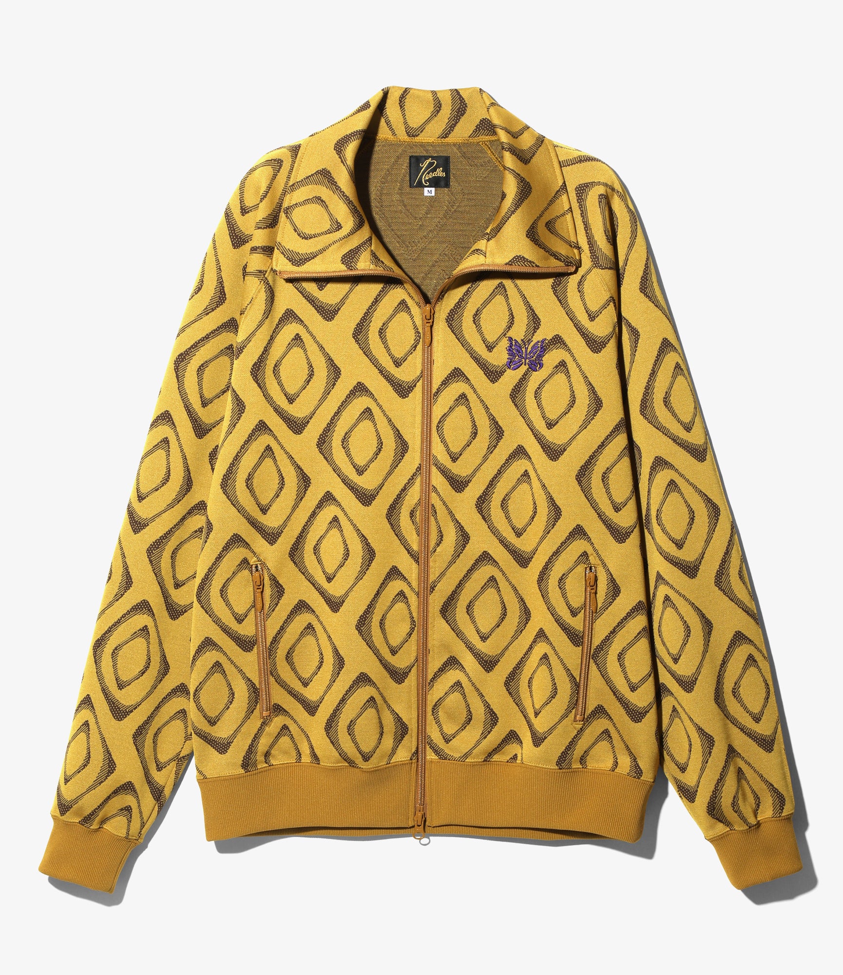 Needles Track Jacket - Poly Jq - Mustard | Nepenthes London