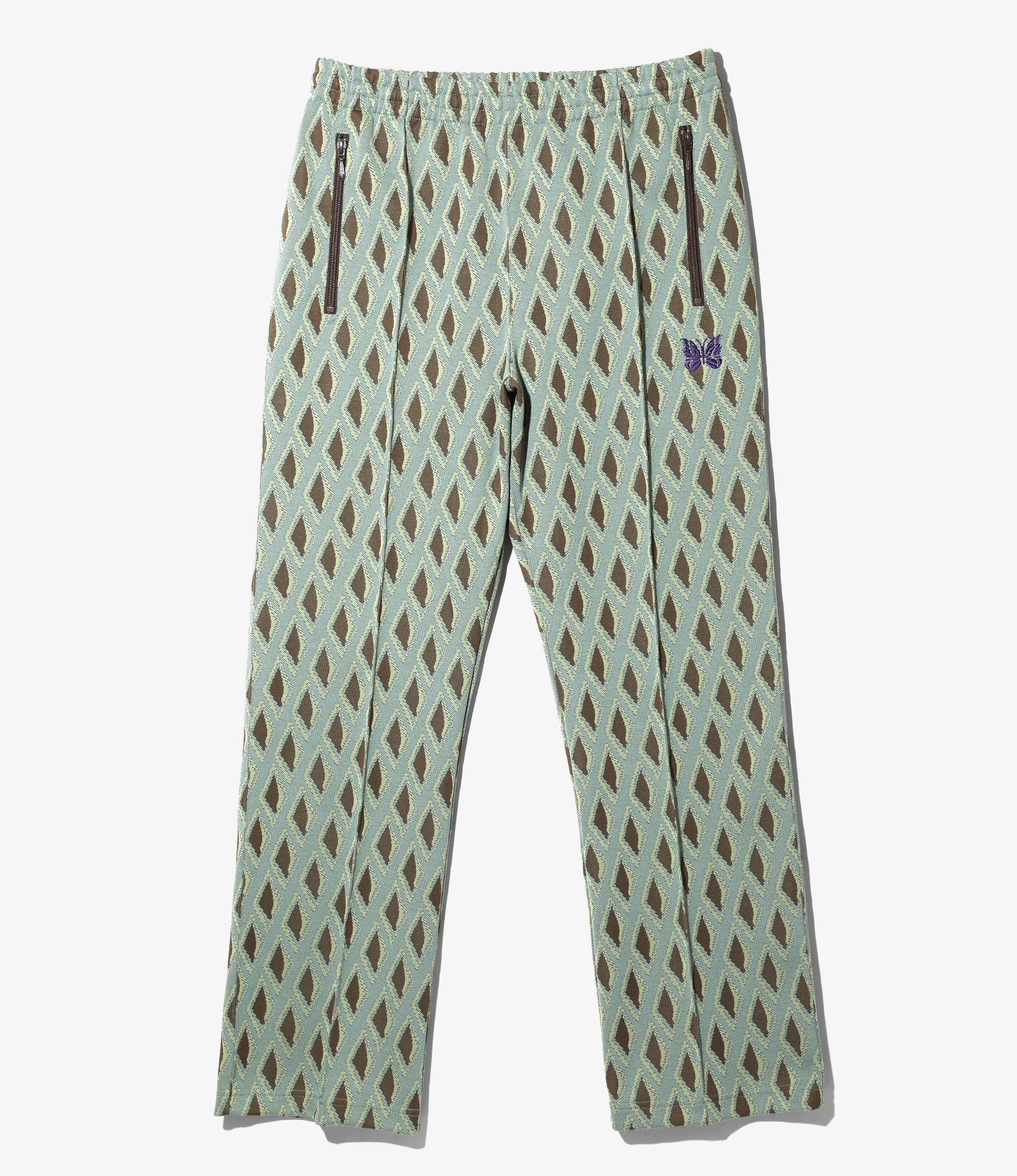 Needles Track Pant - Poly Jq - Turquoise