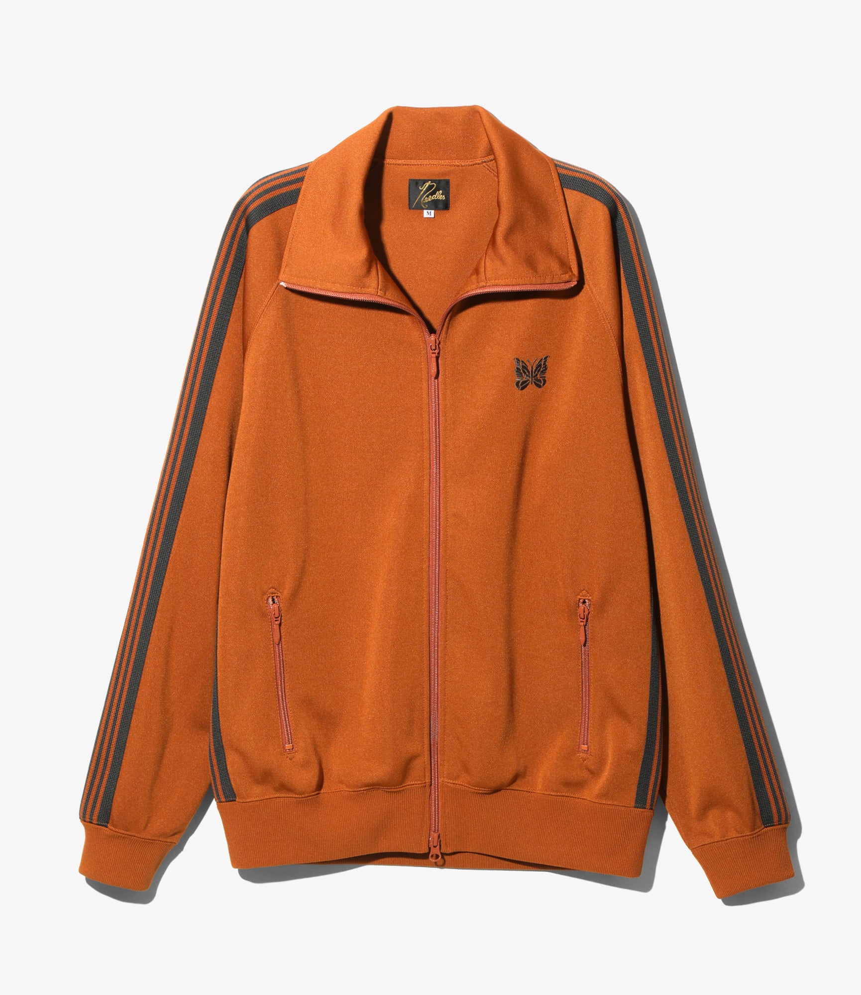 Needles Track Jacket - Poly Smooth - Rust – Needles – Nepenthes London