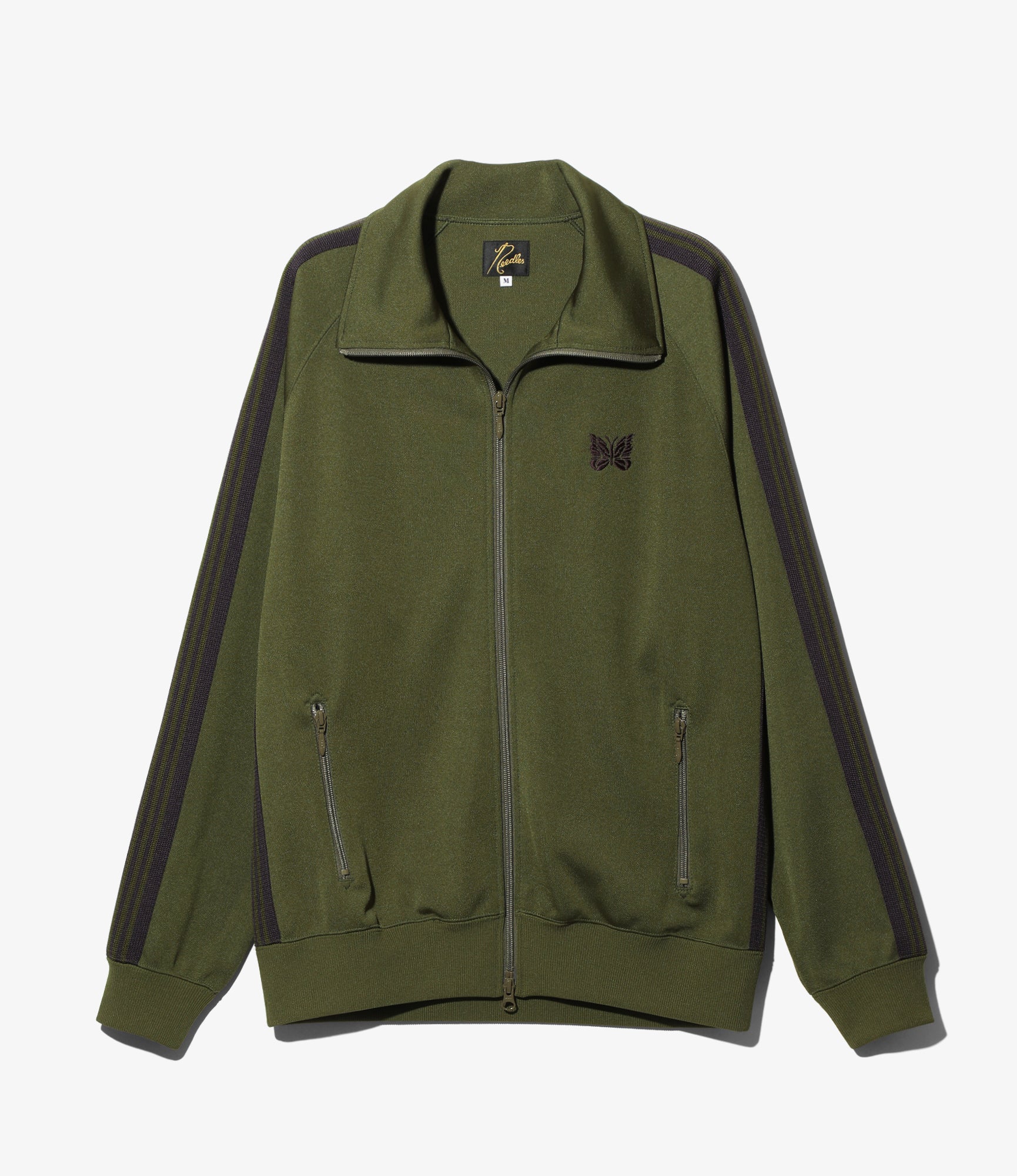 Needles Track Jacket - Poly Smooth - Olive – Needles – Nepenthes London