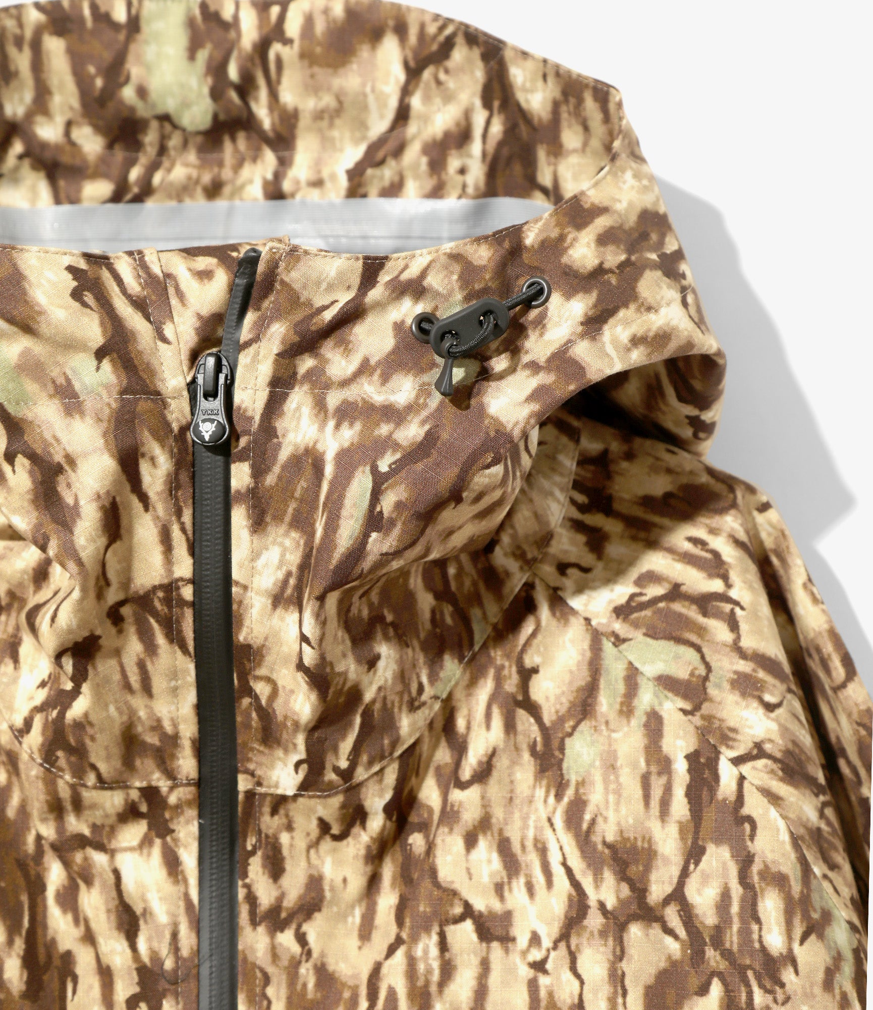 South2 West8 Weather Effect Jacket - Cotton Ripstop  / 3Layer - Horn Camo