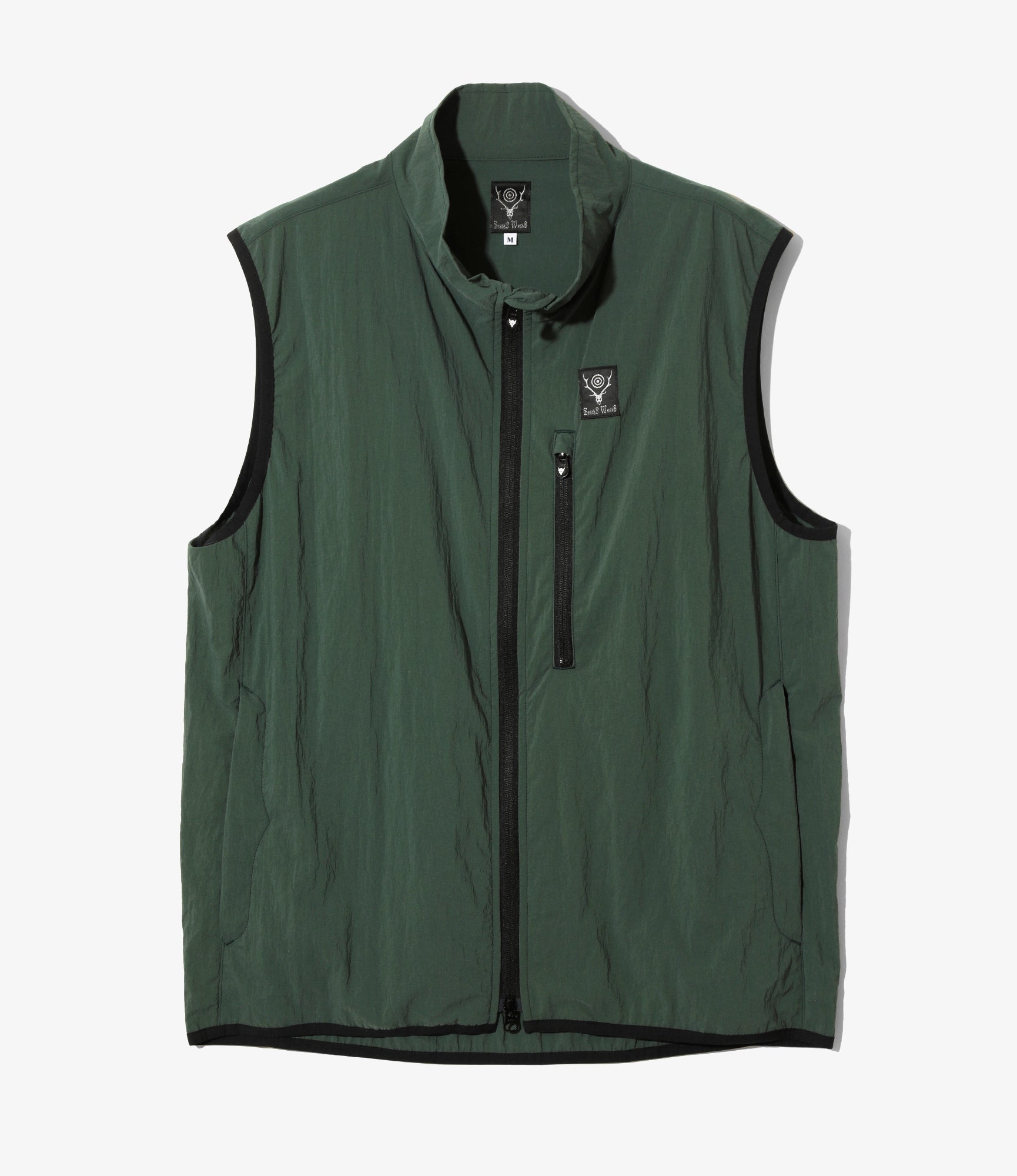 South2 West8 Packable Vest - Nylon Typewriter - Green
