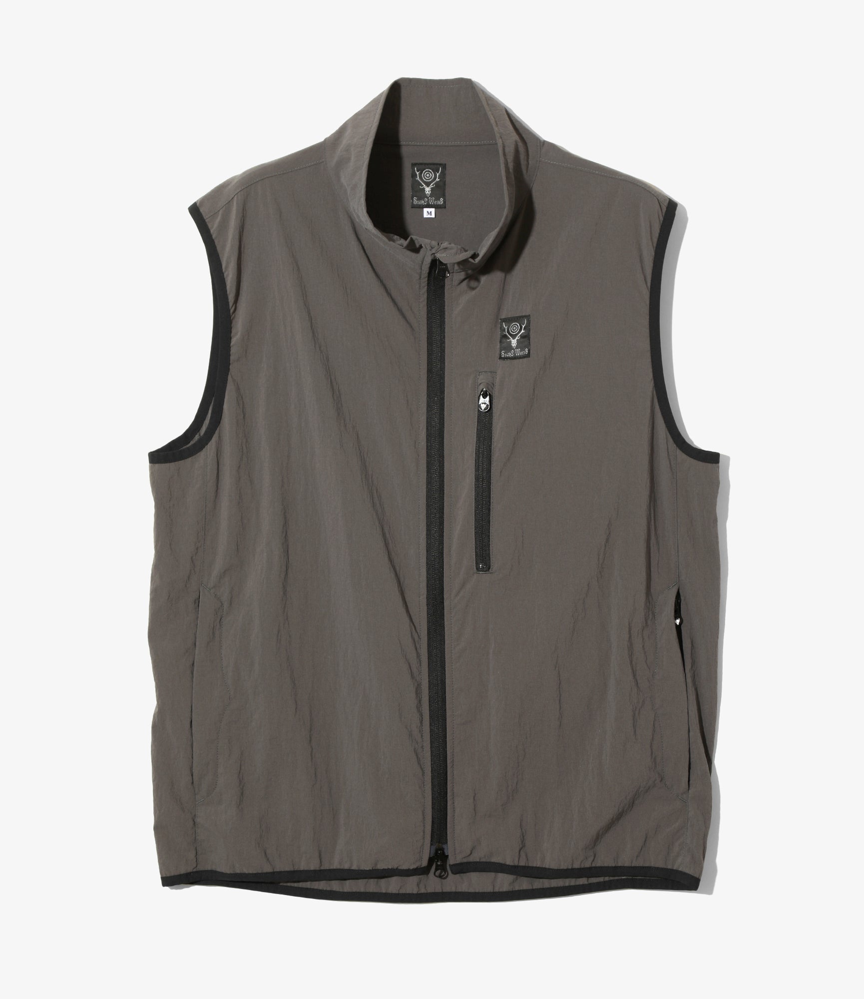 South2 West8 Packable Vest - Nylon Typewriter - Grey
