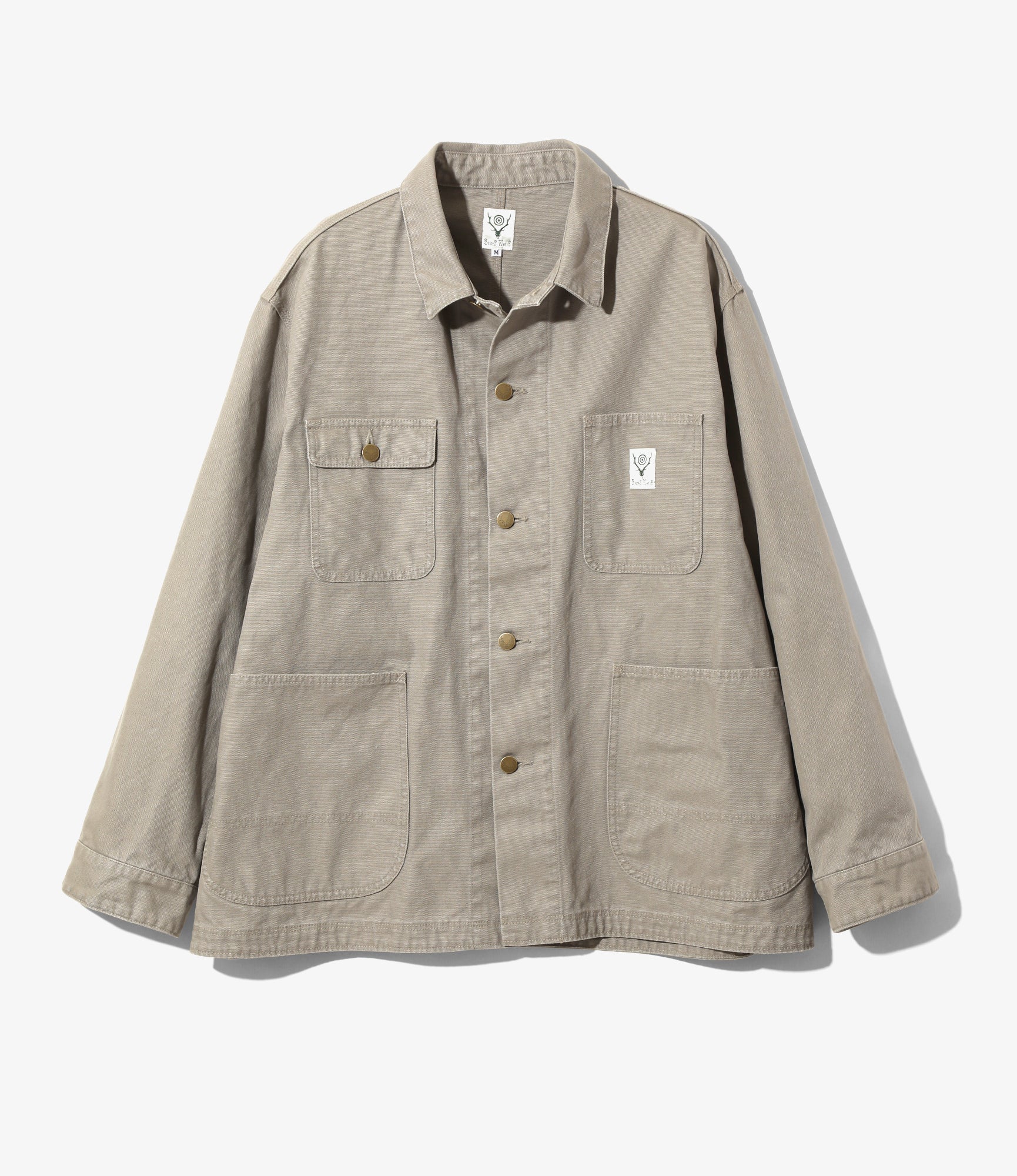 South2 West8 Coverall - 11.5oz Cotton Canvas - Grey