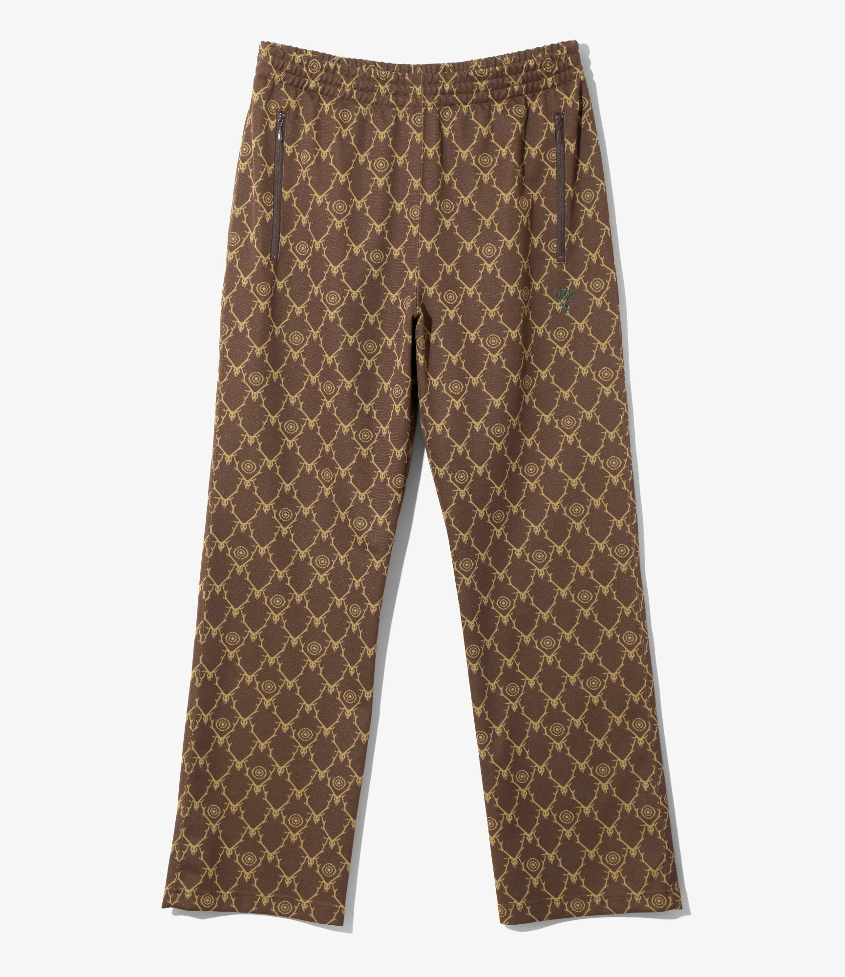South2 West8 Trainer Pant - Poly Jq / Skull&Target - Brown