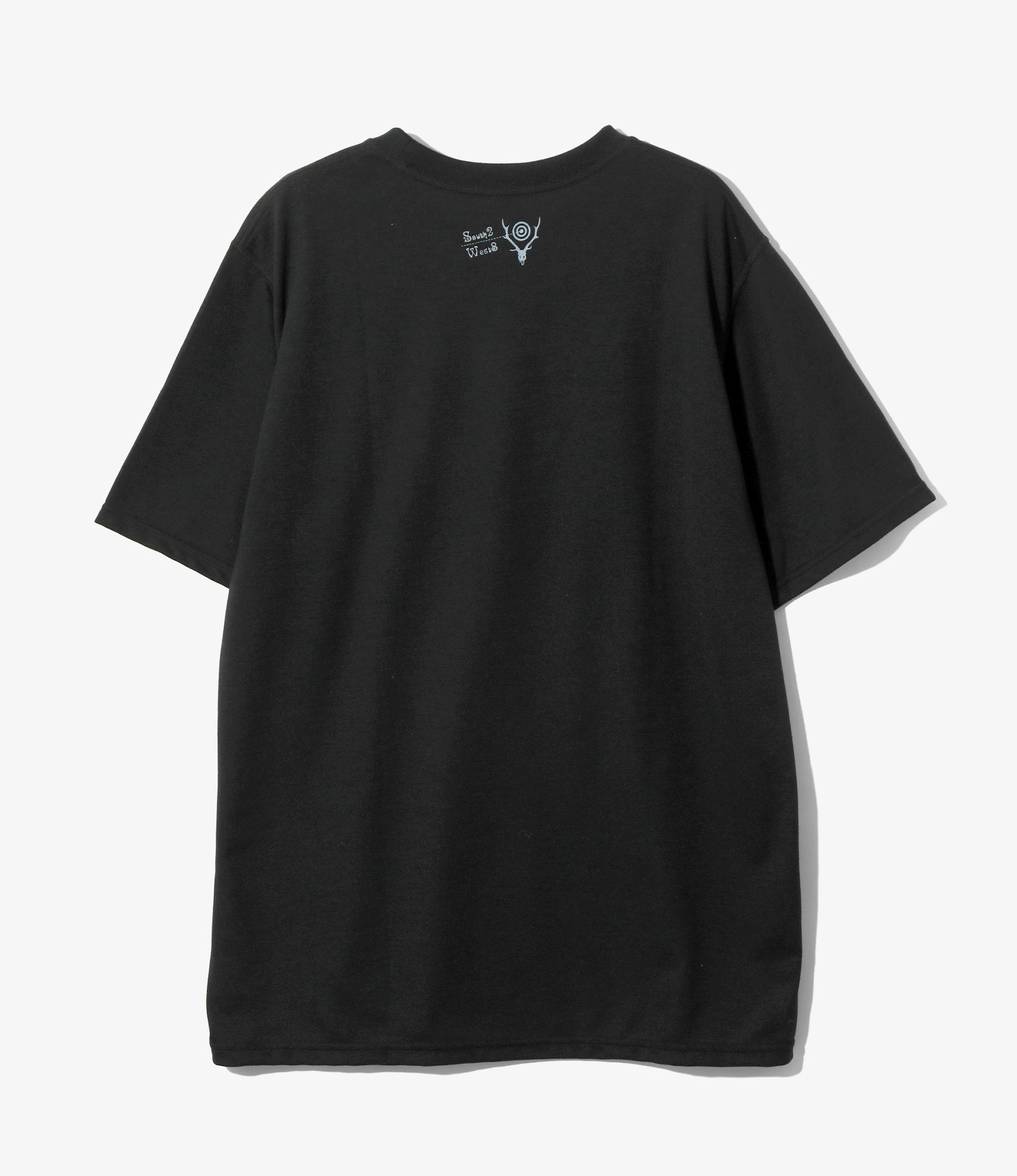 South2 West8 Crew Neck Tee - PRACTICE MAKES PERFECT - Black – South2 West8 – Nepenthes London