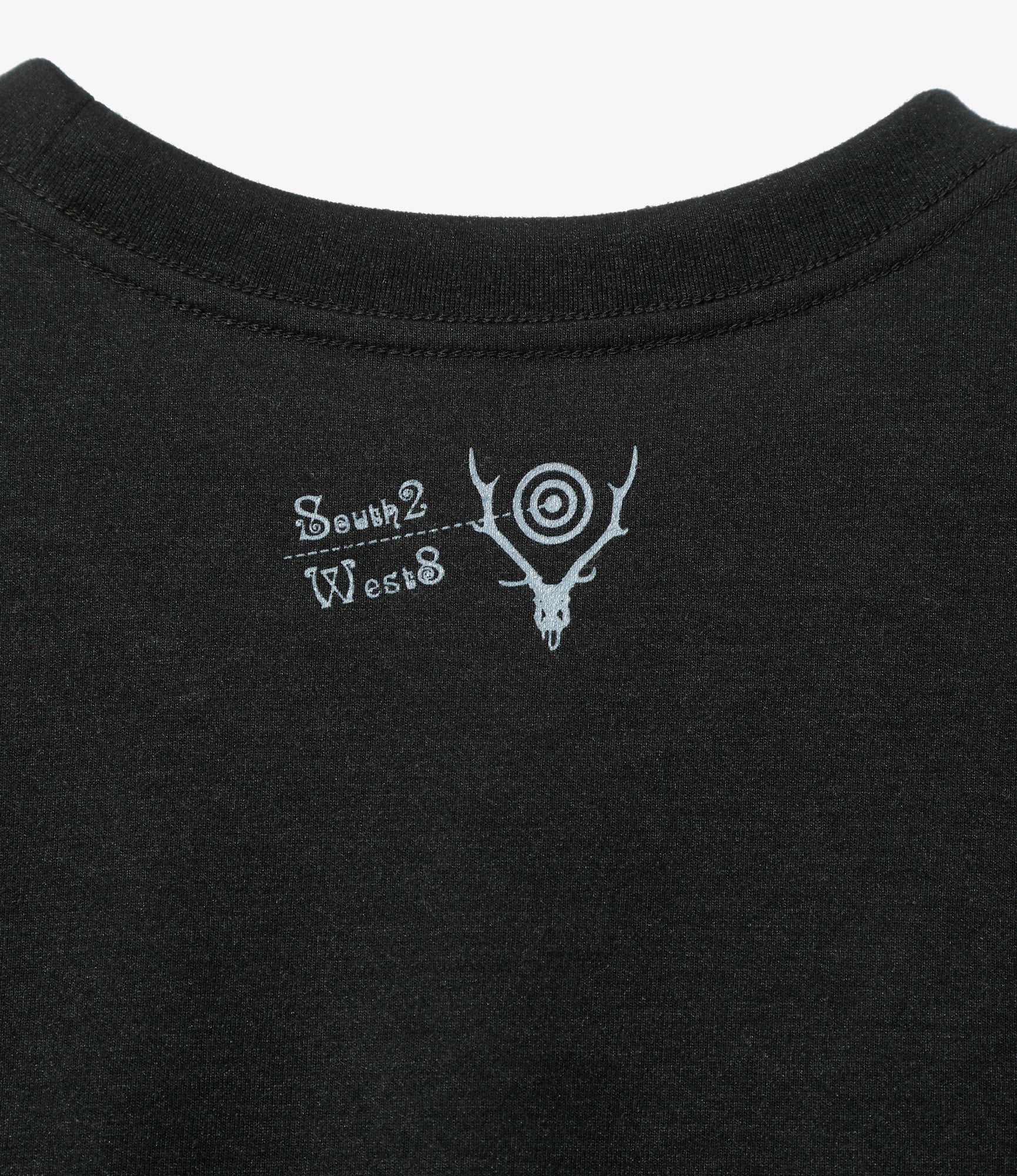 South2 West8 Crew Neck Tee - PRACTICE MAKES PERFECT - Black – South2 West8 – Nepenthes London