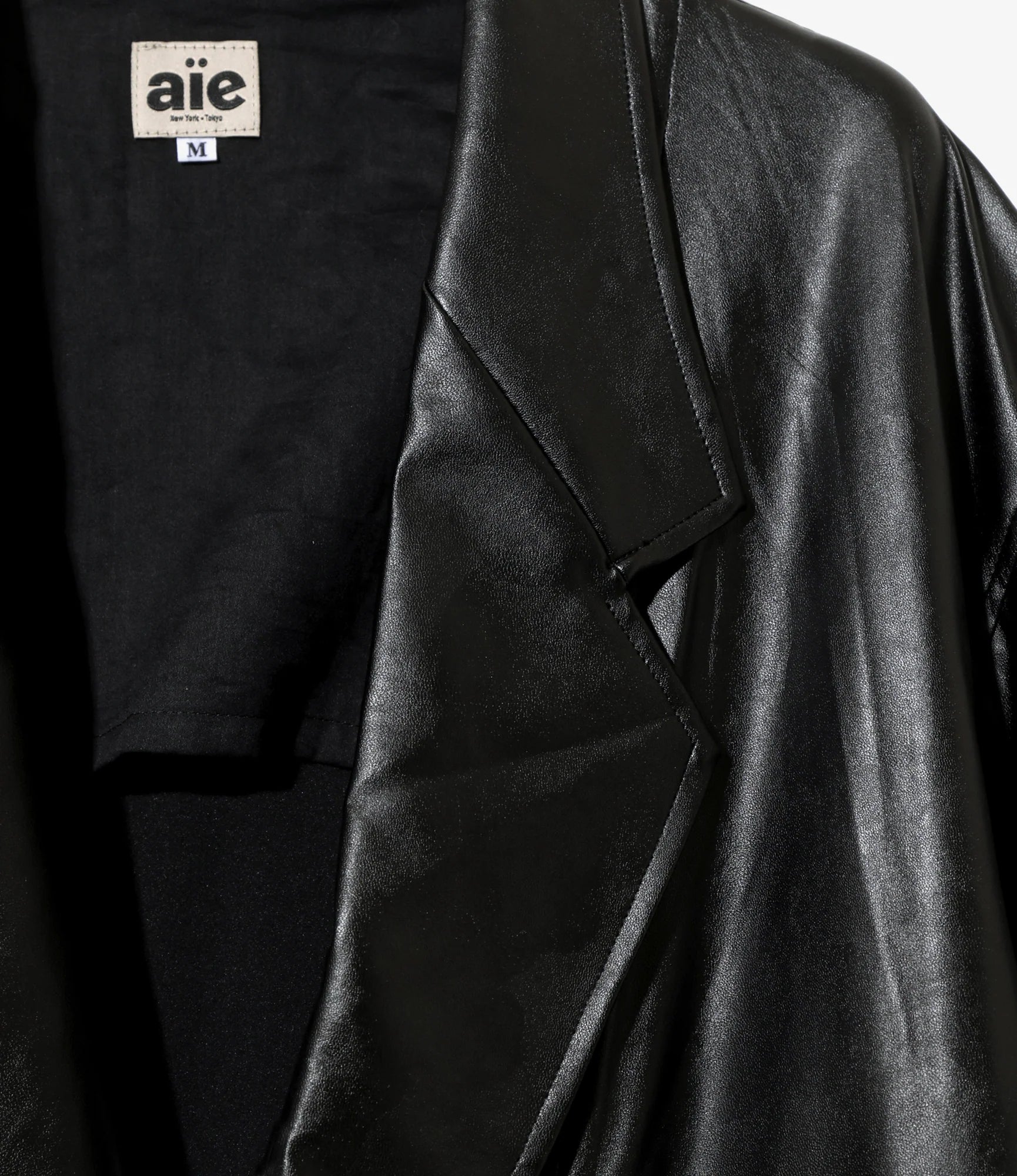 AiE EZ Jacket - Synthetic Leather - Black