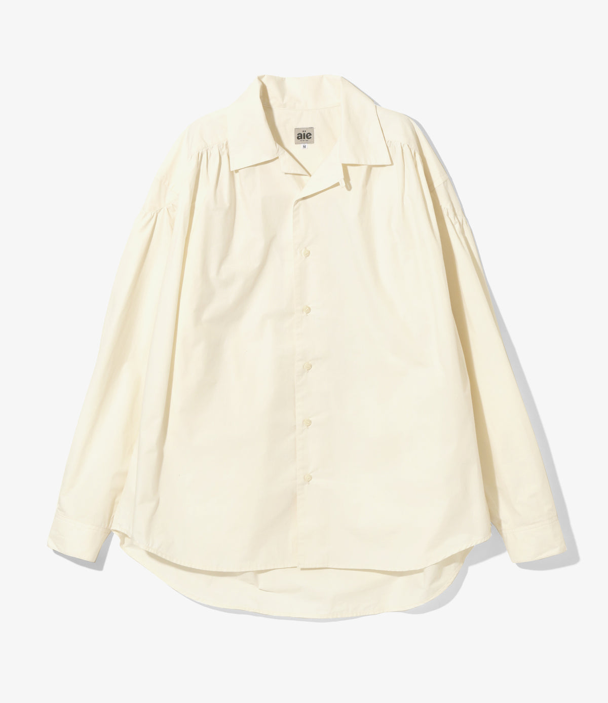 Painter Shirt - Cotton Cloth / Iridescent - Off White | Nepenthes London