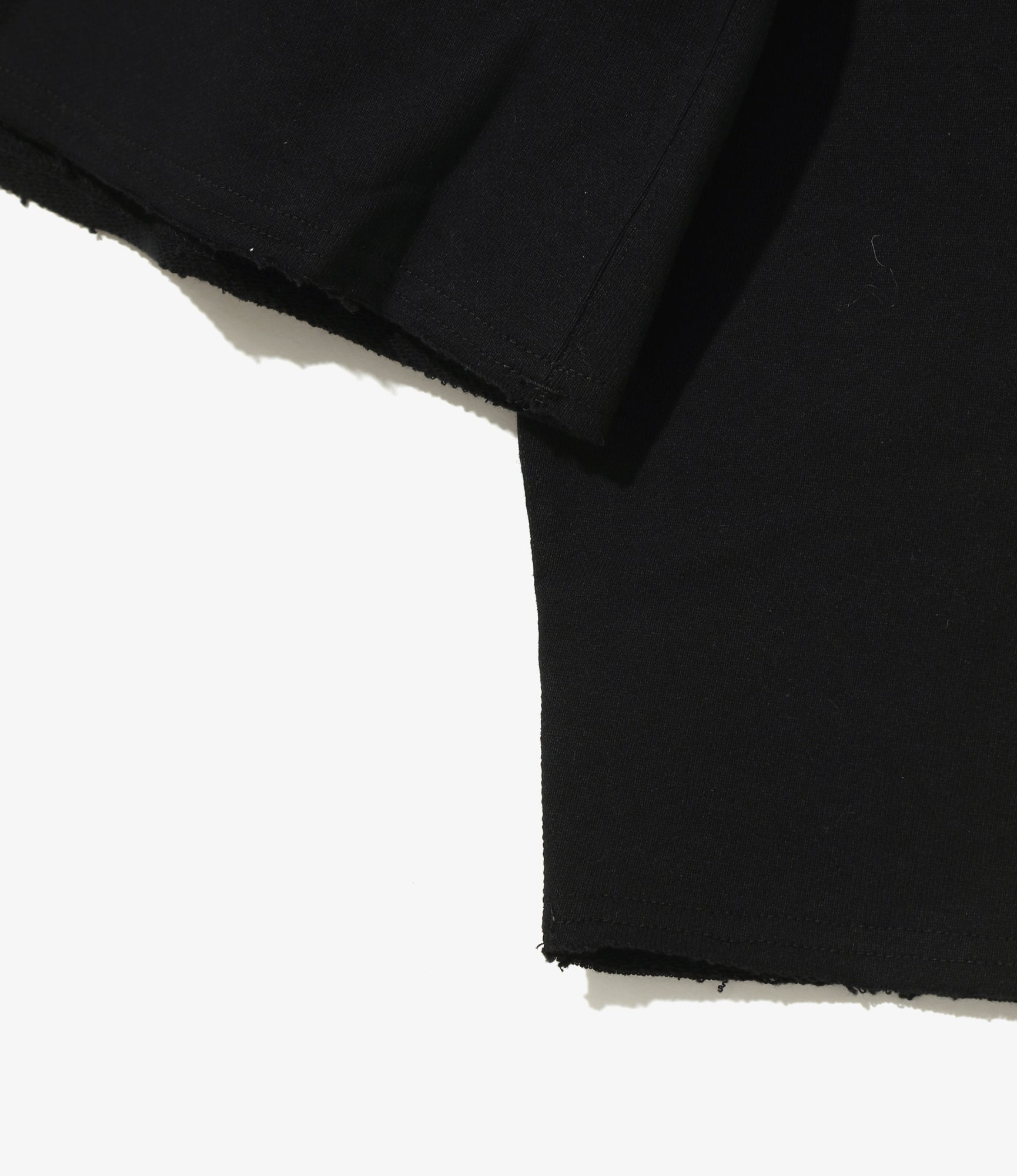 AiE SPO Hoody - Cotton Lined Pile Fleece - Black