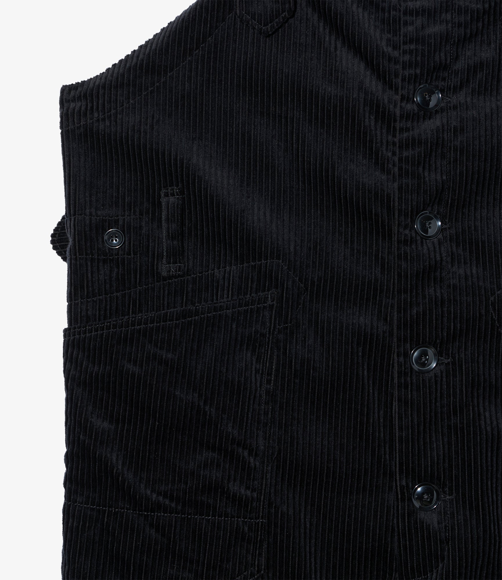 Overalls – Black 4.5W Corduroy