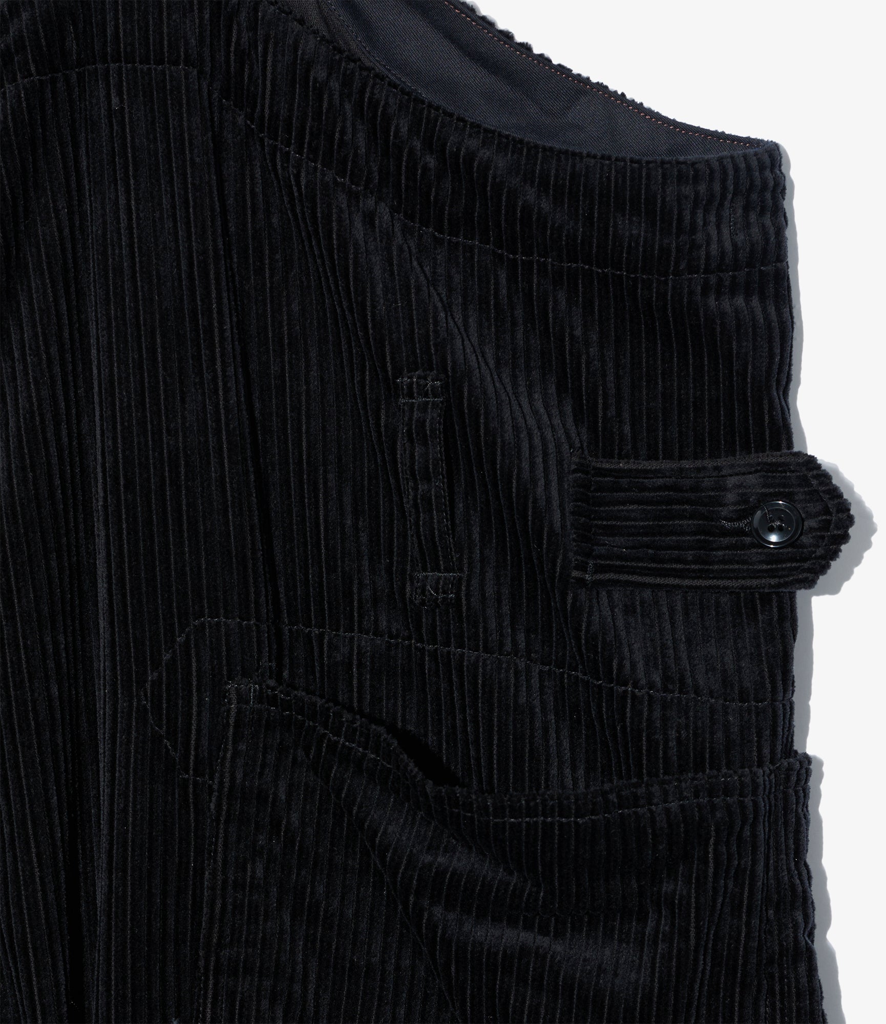 Overalls – Black 4.5W Corduroy